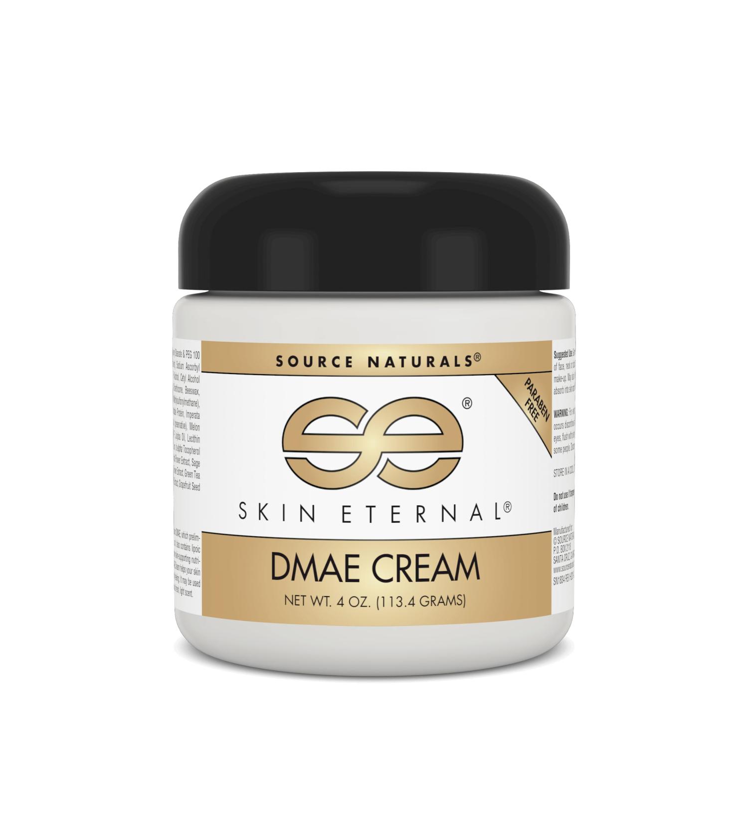 Source Naturals Skin Eternal DMAE Cream - Paraben Free 4 oz | Anti-Aging Skincare | International Shipping Available - Buy Online on GoSupps.com