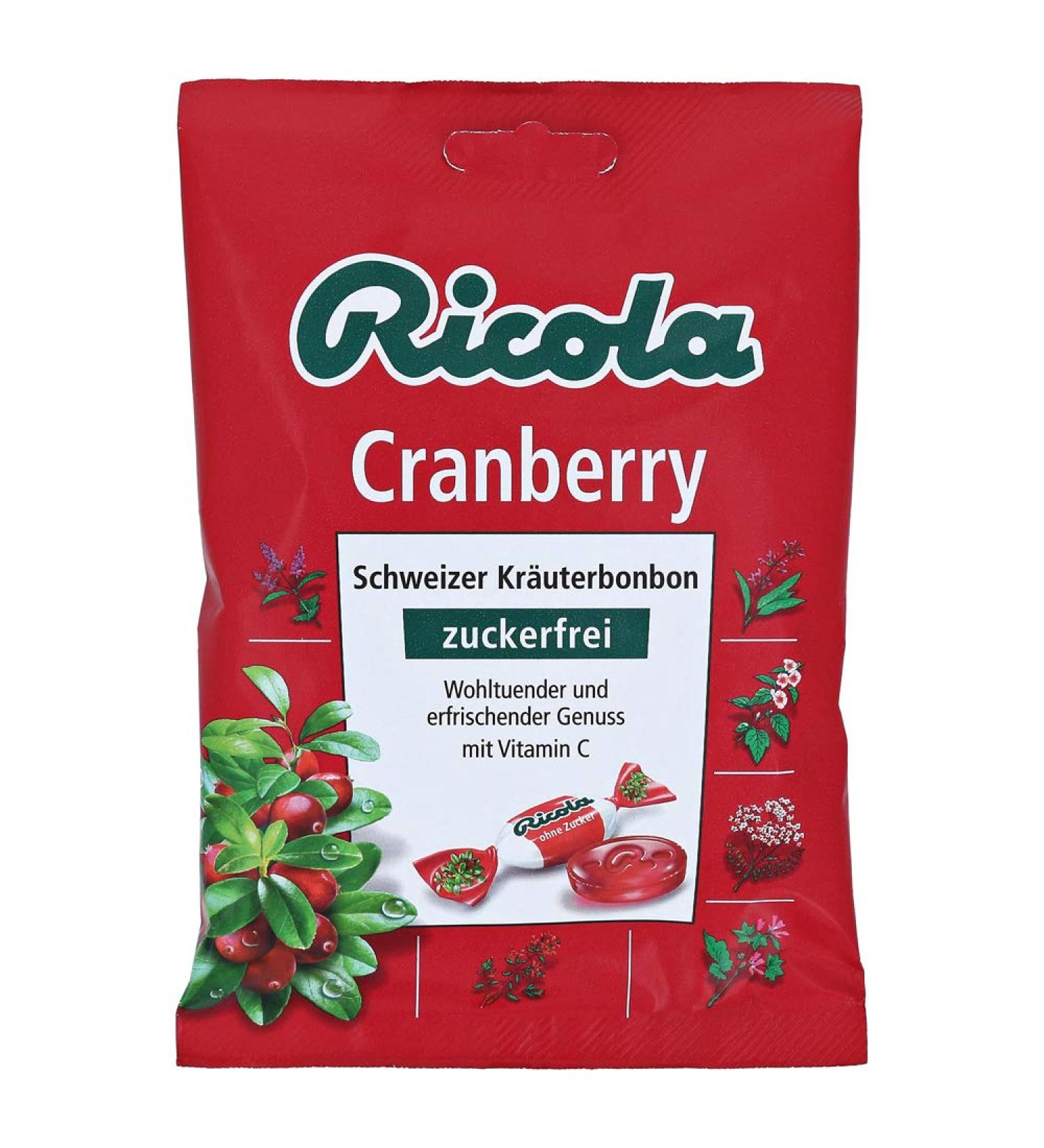 Ricola Cranberry zuckerfrei 75 g