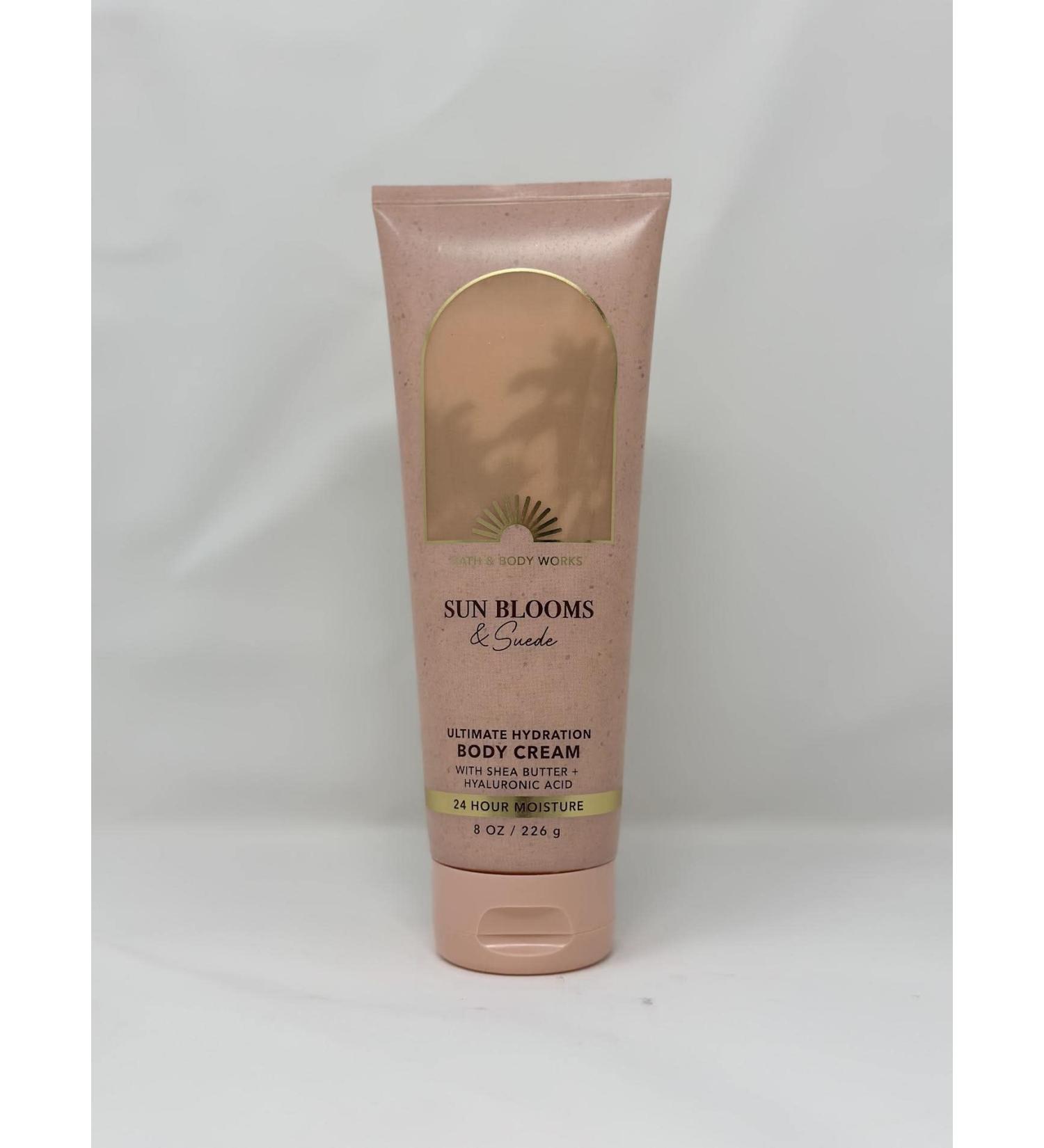 Sun Blooms & Suede Ultimate Hydration with Shea Butter + Hyaluronic Acid Body Cream 8 Oz/ 226 g