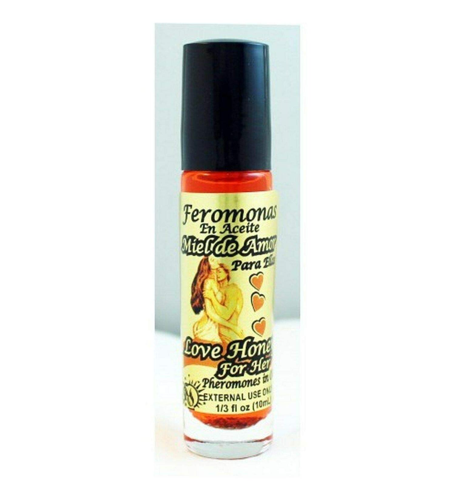 3 Pieces BRYBRADAN Love Honey(HER)/Miel DE Amor ELLAS PHEROMONE Oil/ROLL-ON Bottle 1/3 OZ 10ML LOVE HONEY HER 3