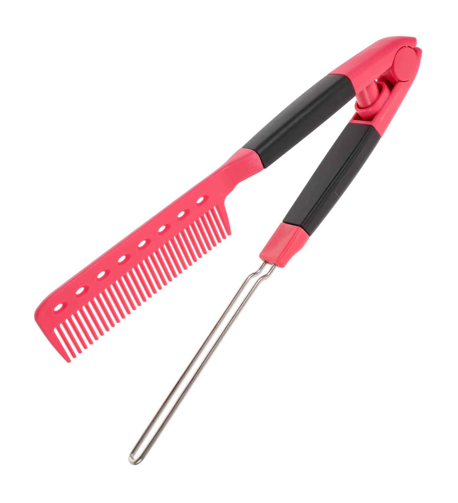 Angoily Folding Styling Comb - Smooth Straightener Hair Tool & Salon Wisking Comb for Women | Multipurpose Alloy Design | 23.5X3X2CM - Ideal for Shower & Everyday Use - Buy Online on GoSupps.com