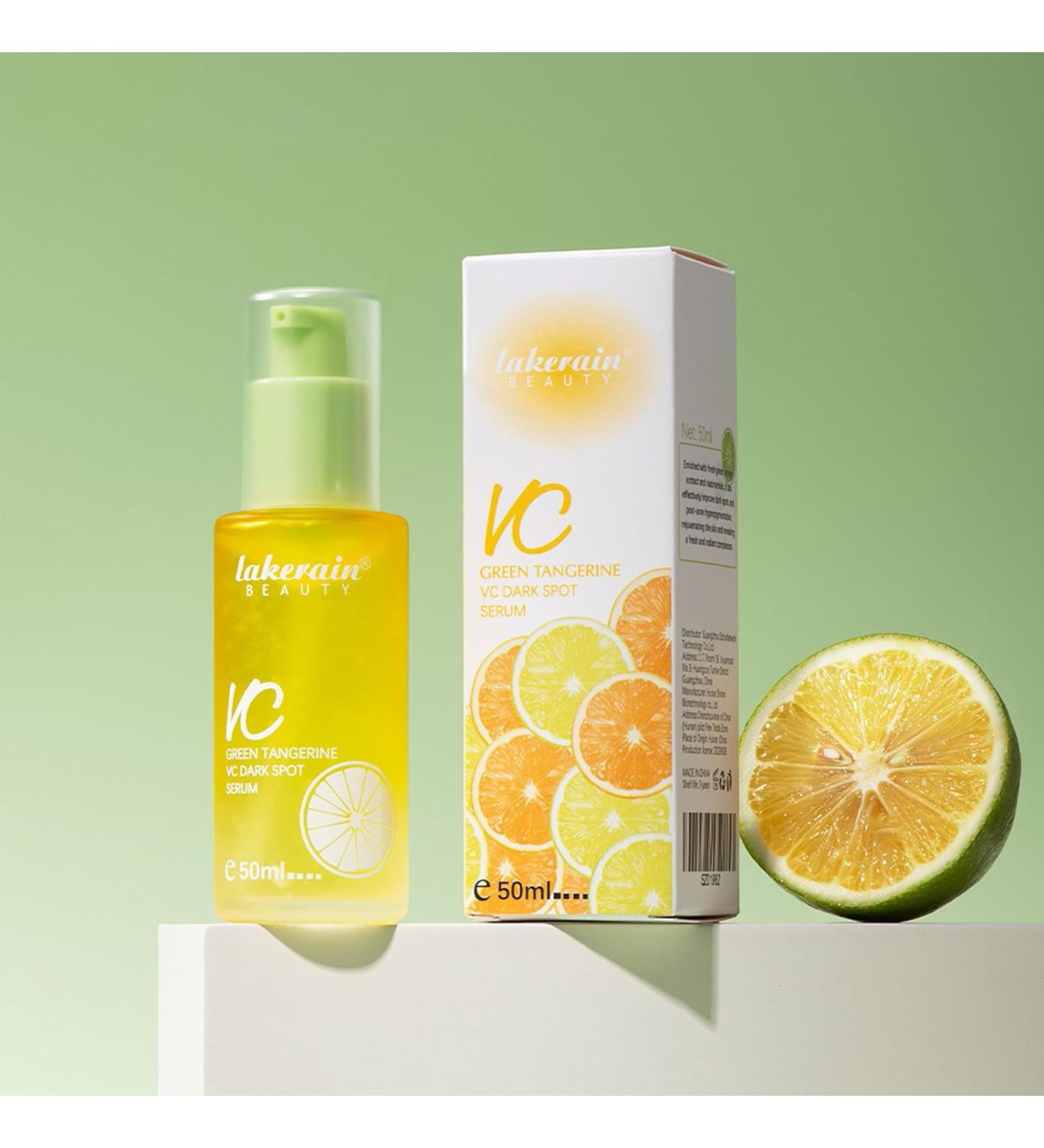 Green Tangerine Vitamin C Serum - Dark Spot Remover & Anti-Aging Facial Care for All Skin Types - Hydrating & Moisturizing (1 Piece) - Buy Online on GoSupps.com