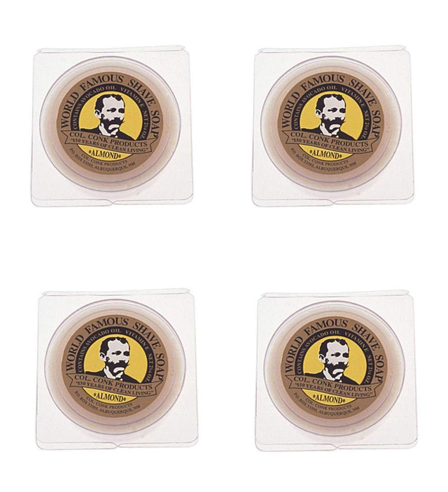 Col. Ichabod Conk Glycerin Soap (Almond 4 Pack) Almond (4 Pack)