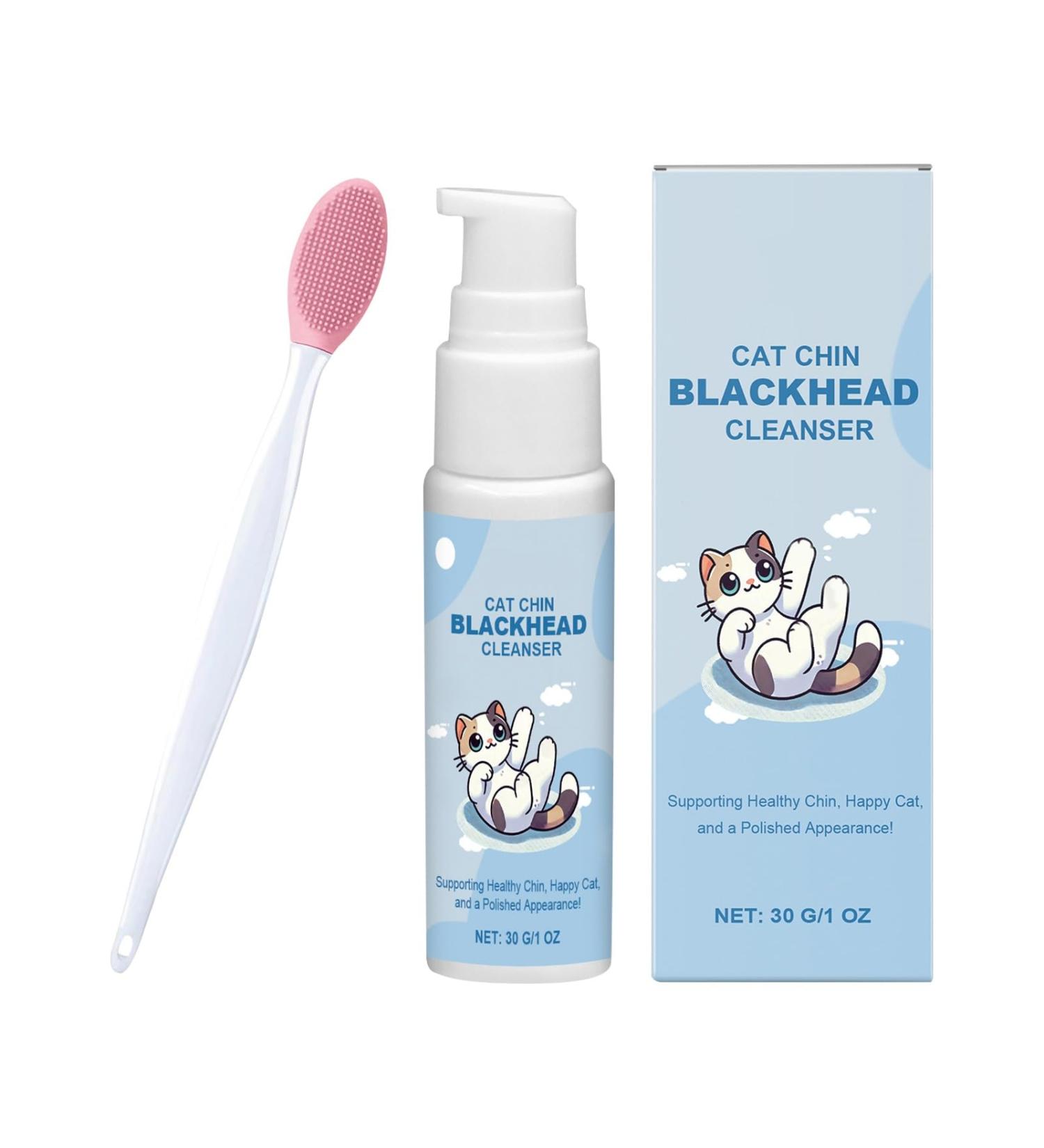 Cat Chin Kit Gently Chin Blackheads with A Cleansing Brush Free Nourishing The Soft and Chin of Cats 30ML White One Size - Buy Online on GoSupps.com