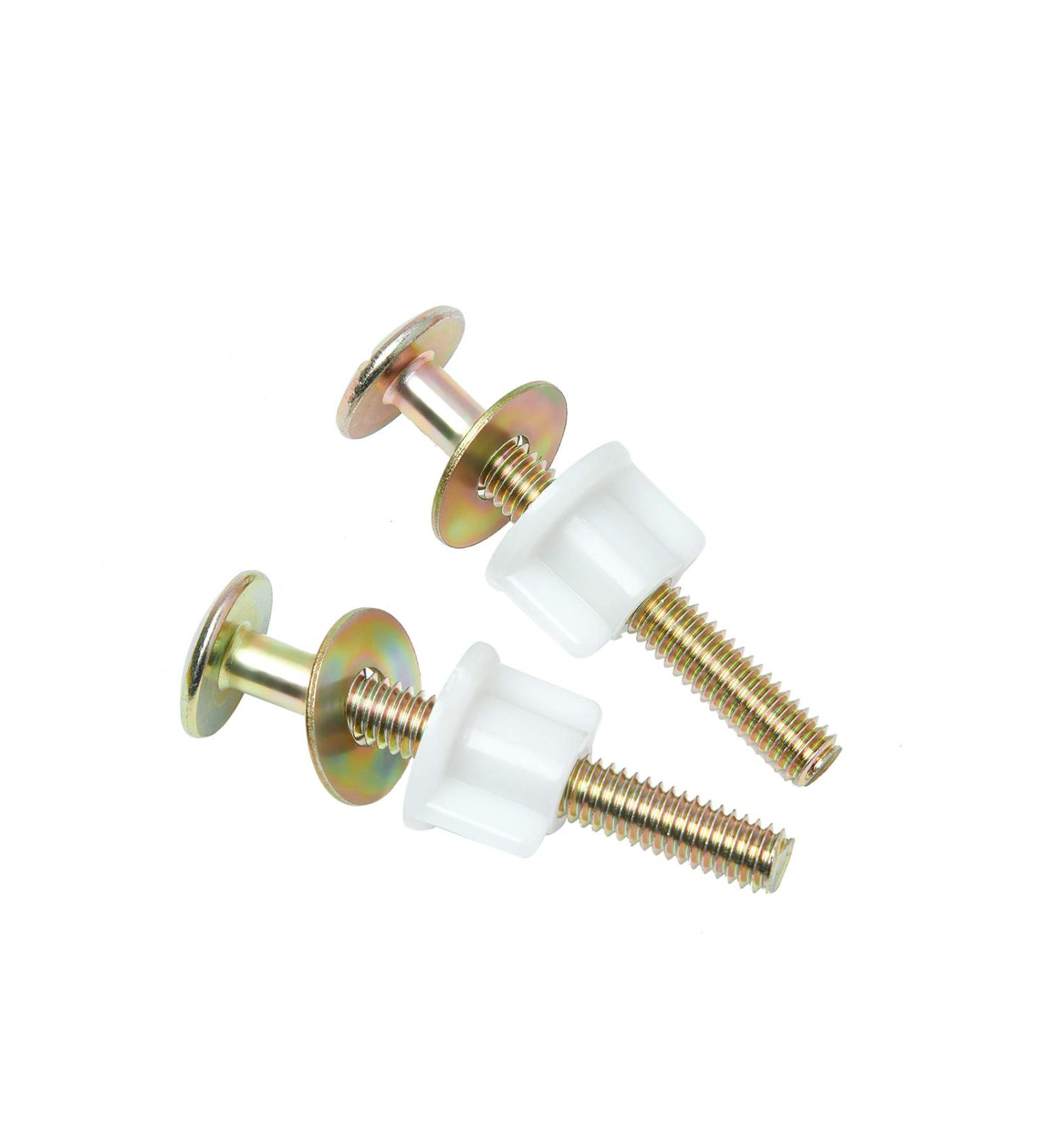 2Pcs Toilet Seat Screws  Steel Toilet Seat Hinge Bolts and Nuts  Heavy Duty Toilet Seat Fastener with Plastic Nuts and Metal Washers  Toilet Hardware Replacement for Top Mount Toilet Seat Hinges - Buy Online on GoSupps.com