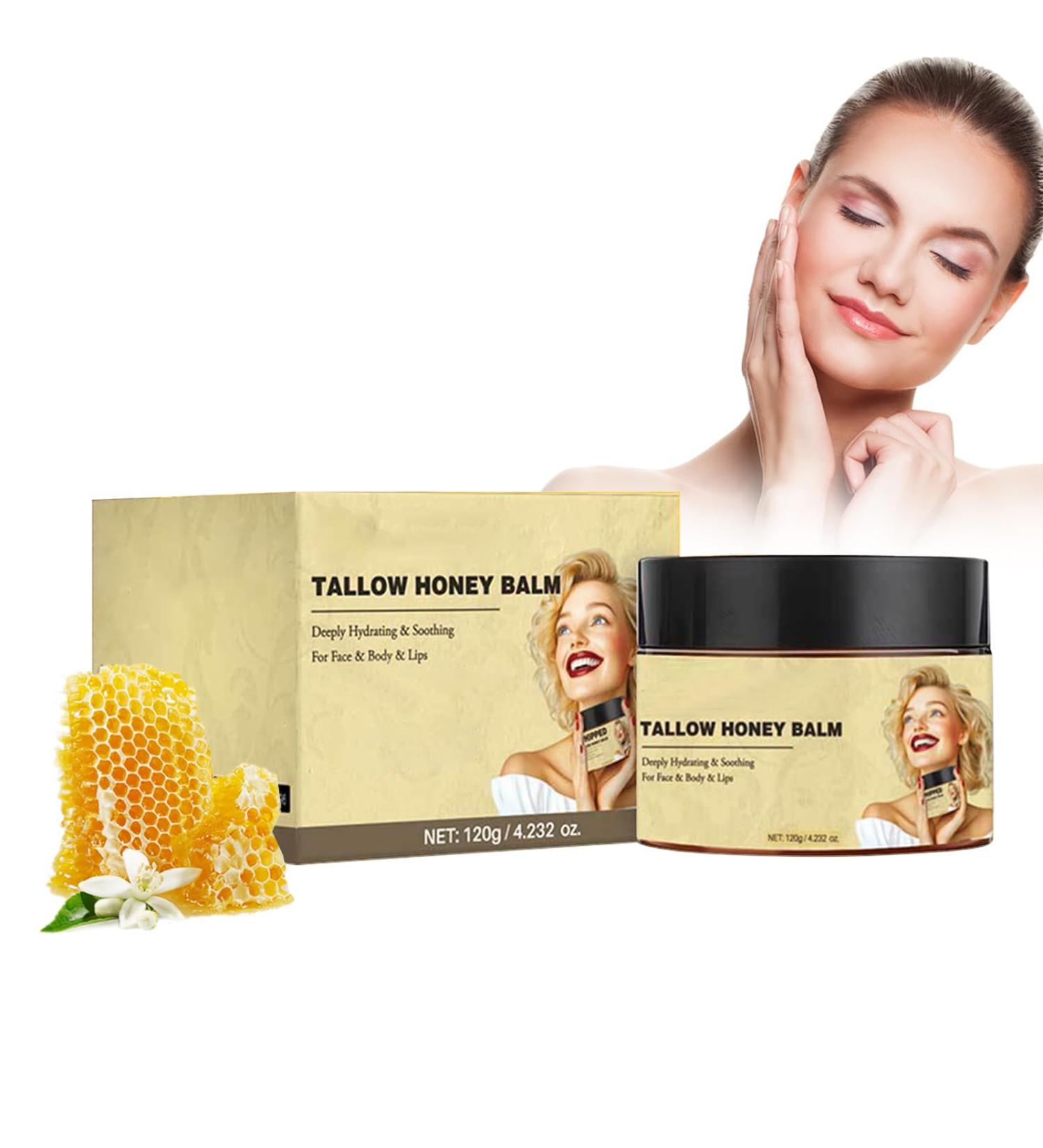  Hppsctink 120g Beef Tallow Face Cream Beef Tallow Skin Care Products Beef Tallow Moisturizer Moisturizes and Nourishes Deeply Cream - Buy Online on GoSupps.com