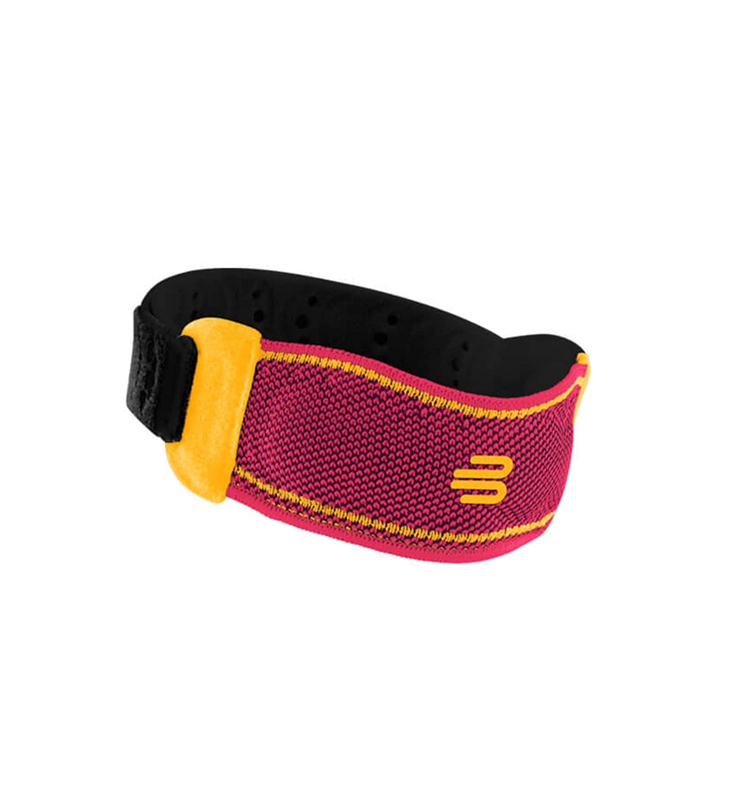 BAUERFEIND Patella Brace Knee Strap - Unisex Knee Sports Belt for Pressure Relief - Pink XL - International Shipping Available - Buy Online on GoSupps.com