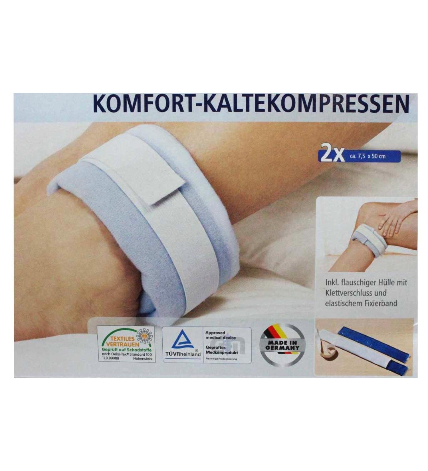 Sensiplast Comfort Cold Compresses 2 x 7.5 x 50 cm Cold - proven healing powers of nature