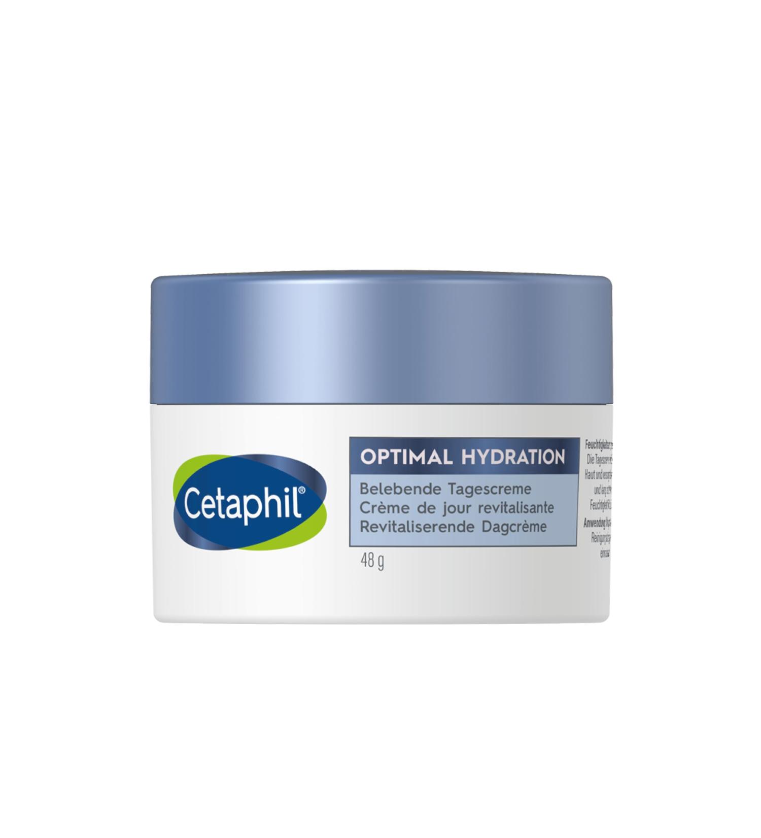 Cetaphil Optimal Hydration Face Cream for all skin types HydroSensitiv Complex & Hyaluronic Acid - Buy Online on GoSupps.com