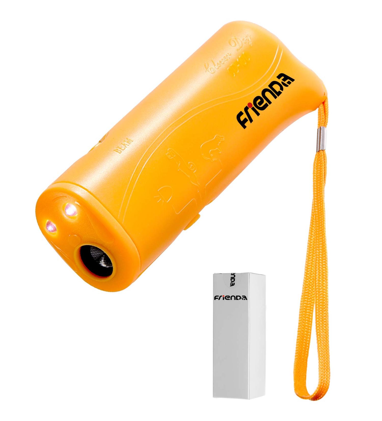 LED Ultrasonic Dog Repeller and Trainer Device 3 in 1 Anti Barking Stop Bark Handheld Dog Training Device (Yellow) - Buy Online on GoSupps.com