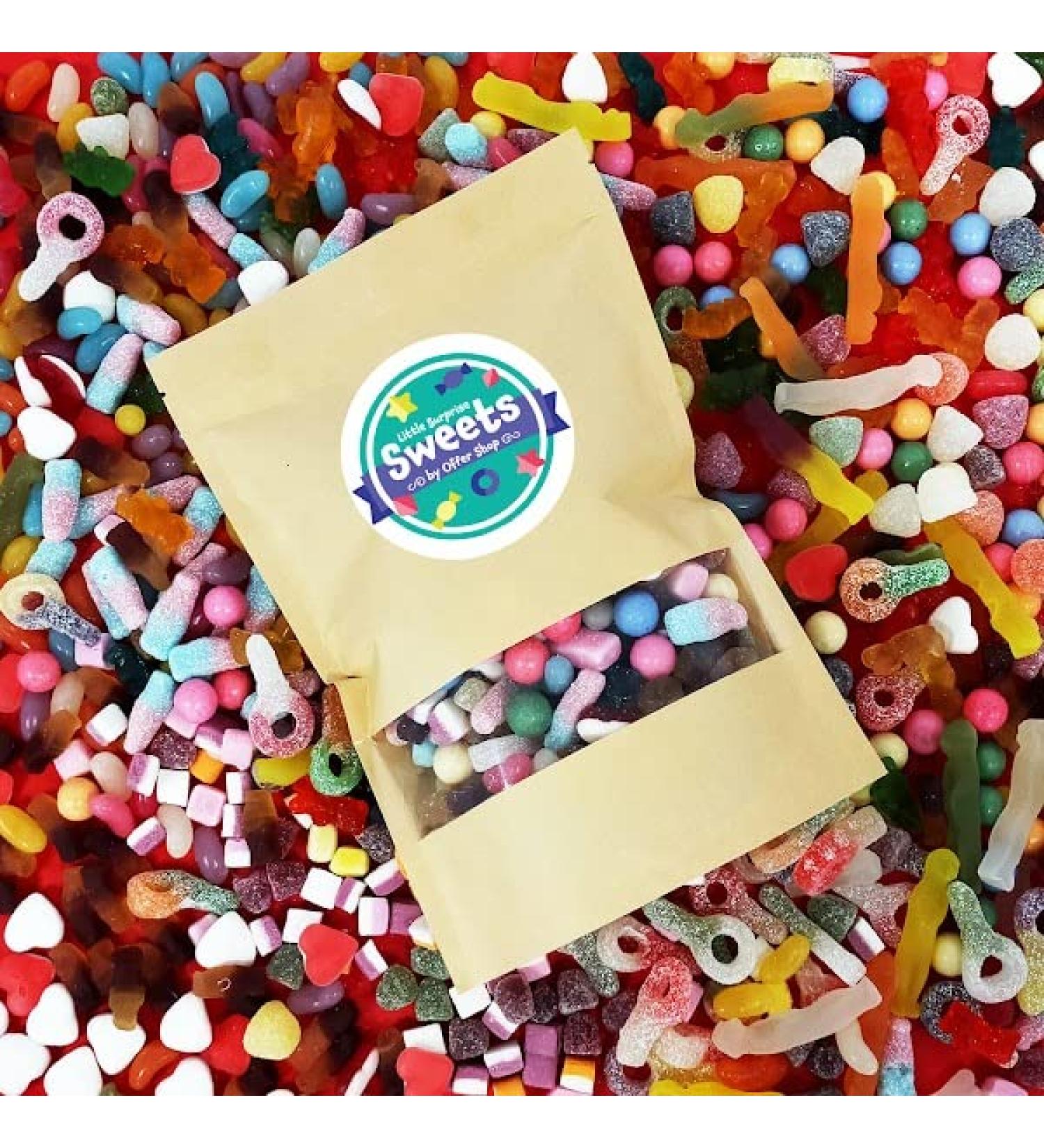 Pick & Mix Sweets Retro Candy Selection includes Fizzy Sour and Jelly Sweets Chocolate Pick n Mix Sweets - Buy Online on GoSupps.com