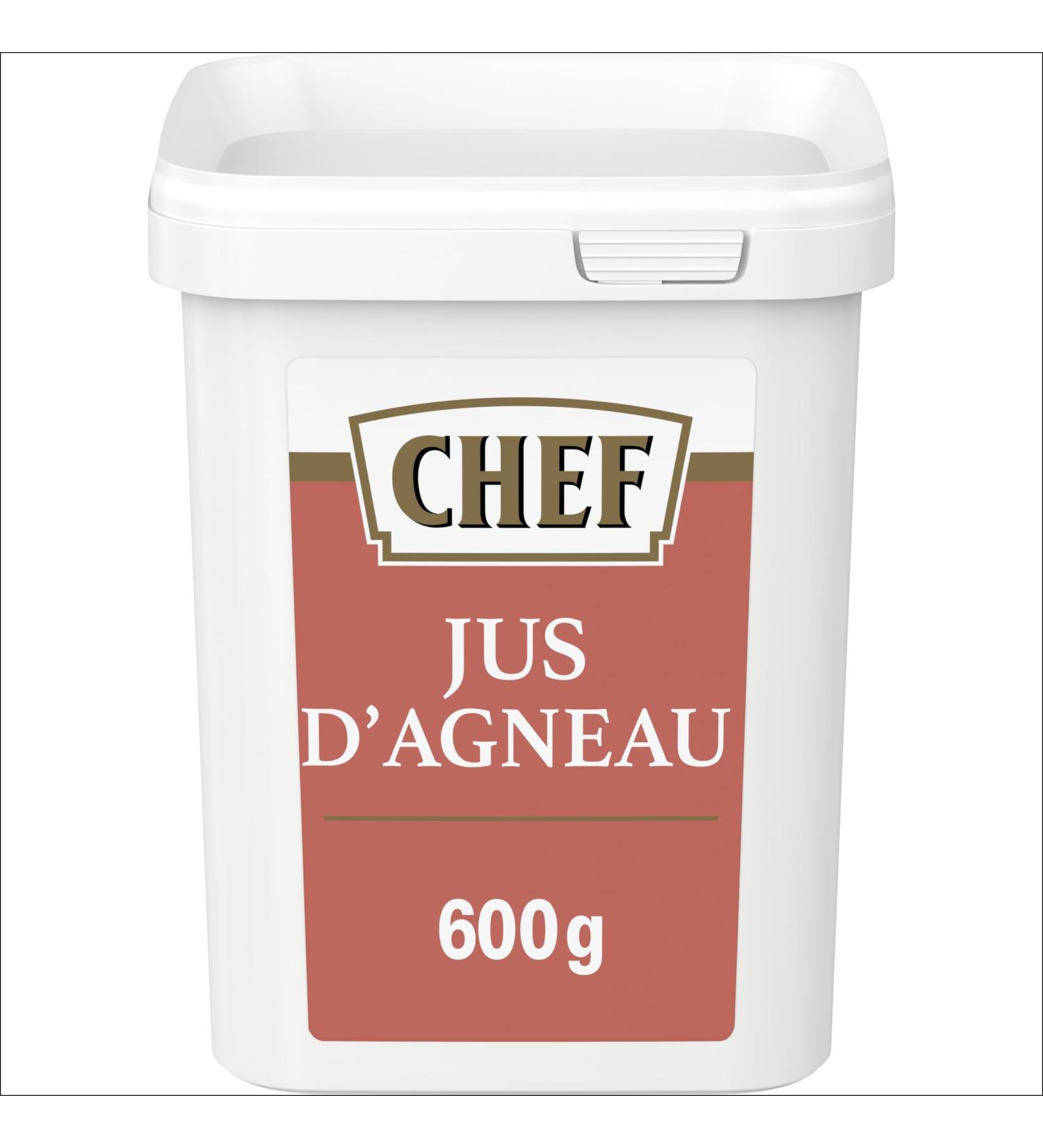 CHEF Dehydrated Lamb Juice Culinary Aids Sauces Juices Box of 600 g for 10L to 20L - Buy Online on GoSupps.com