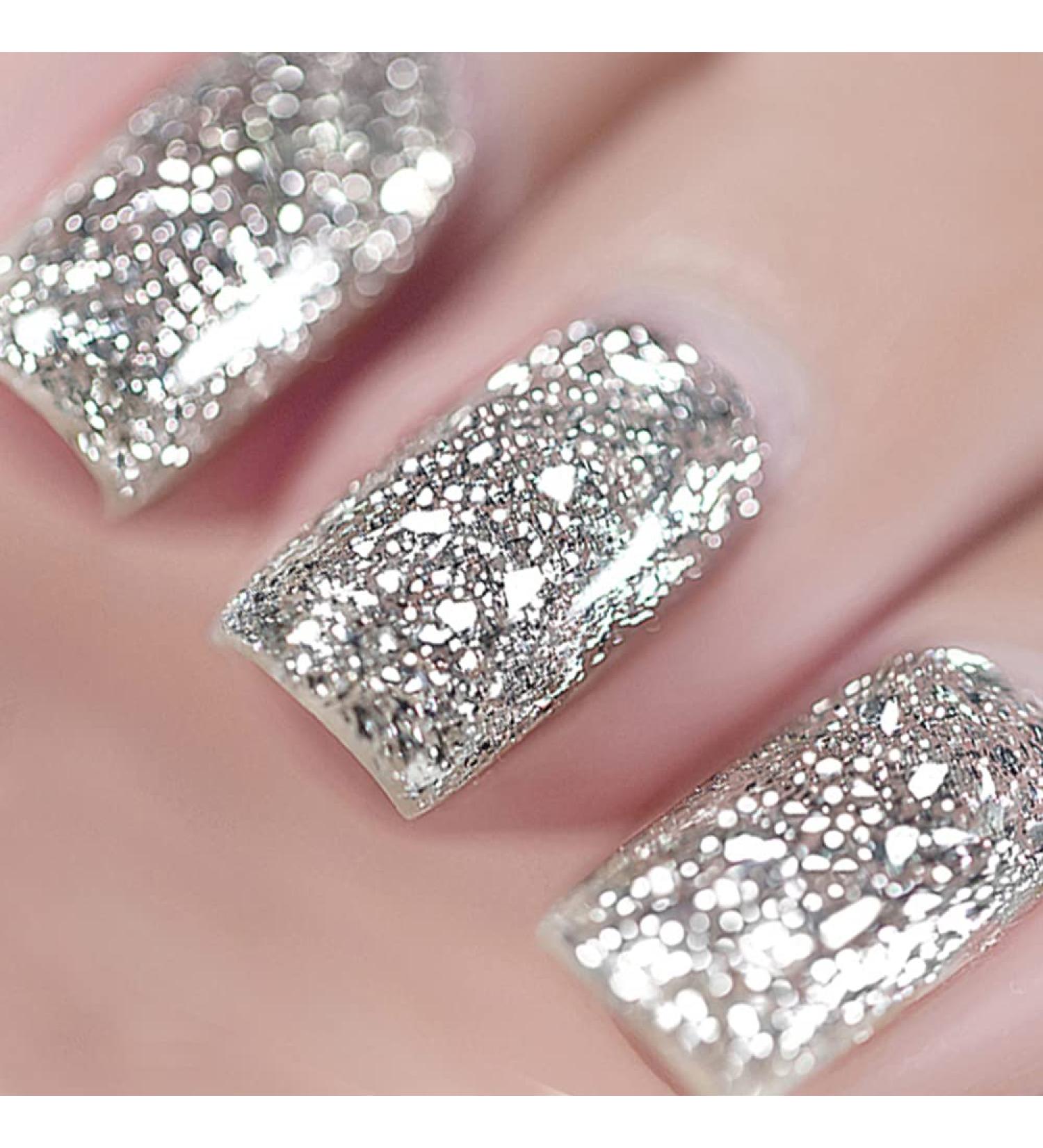 Vishine Gel Nail Polish 15ml - Glitter Silver Sparkle Soak Off UV LED Long-Lasting Nail Art | DIY Manicure & Nail Studio #922 - Buy Online on GoSupps.com