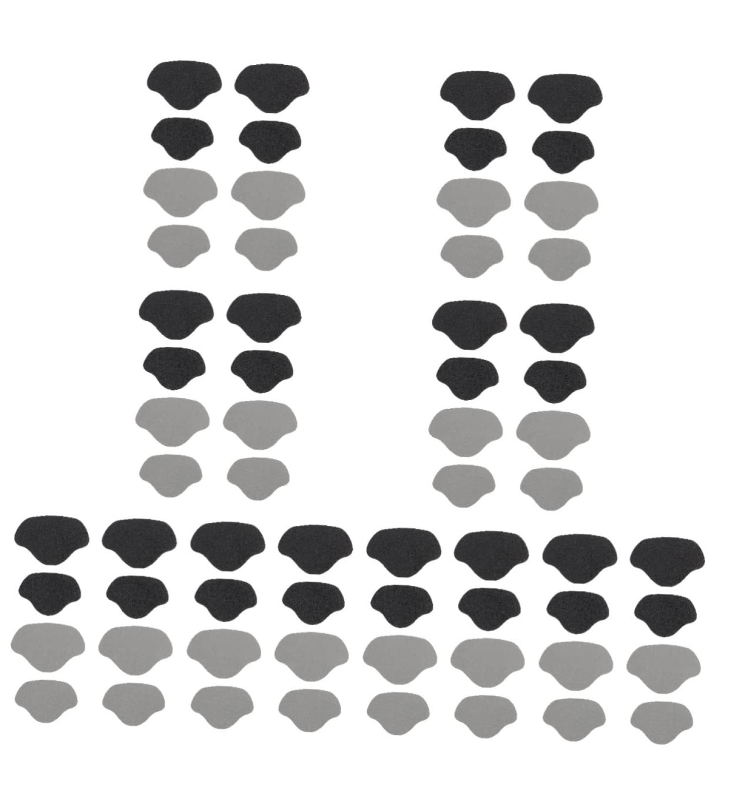 FRCOLOR 64 Pcs Women's Shoe Inserts - Heel Pads for Heels Pumps & Gym Shoes - Black & Grey Cushioning - Perfect Fit & Comfort - Buy Online on GoSupps.com