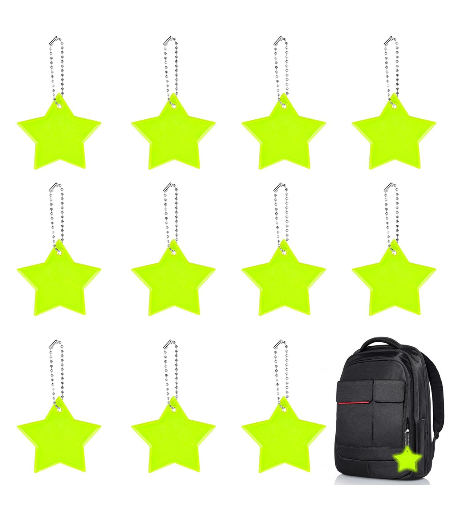 Lemonstone 12-Piece Reflector Set | Safety Pendants for Children Backpacks & Trailers | Reflective Keychains & School Bag Accessories - Buy Online on GoSupps.com