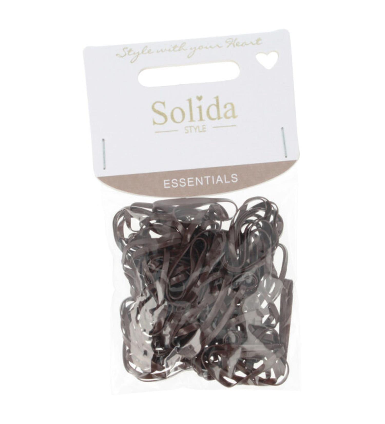 Solida Essentials Dreadlock Elastics brown 100 pieces
