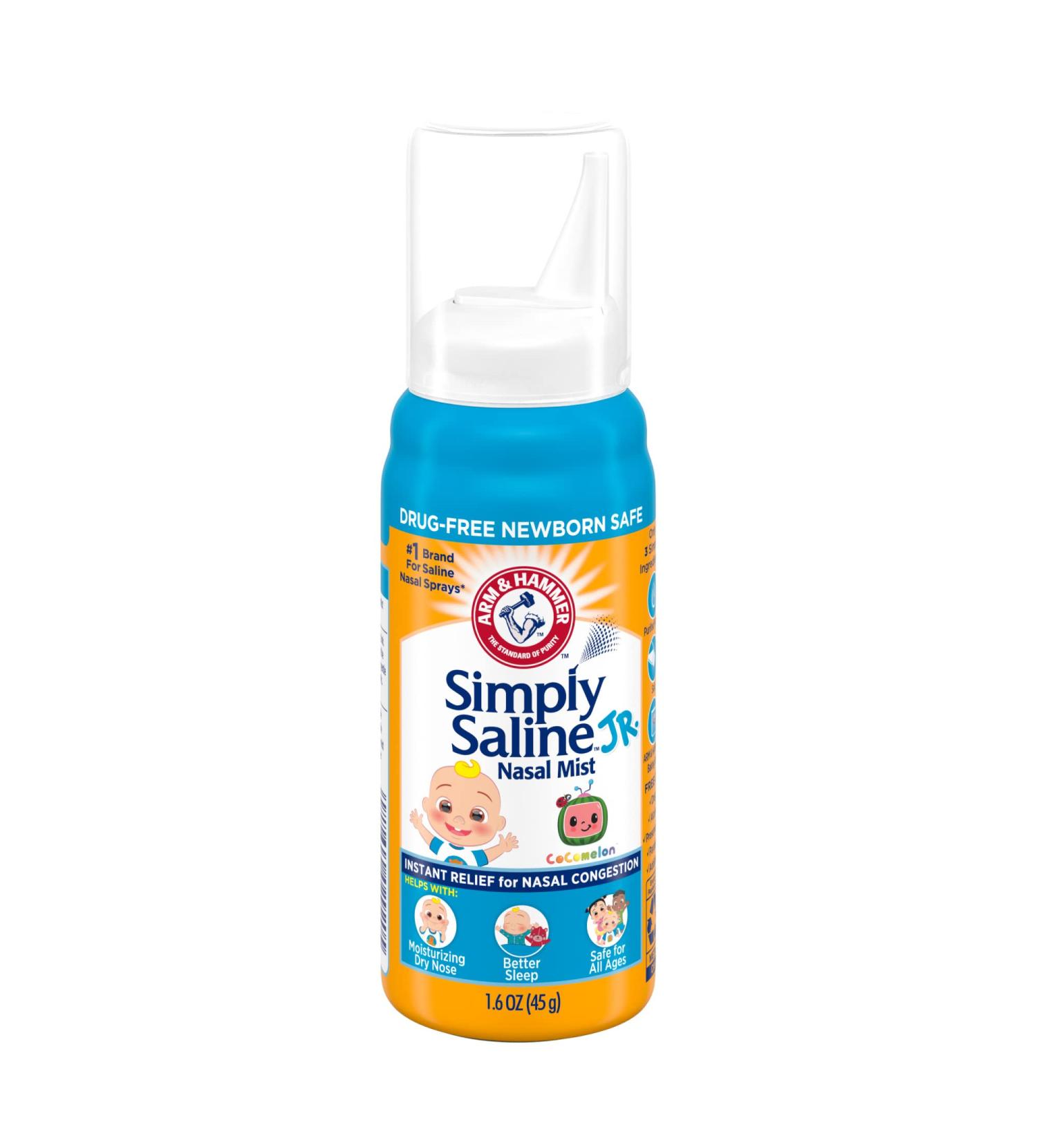 Simply Saline Nasal Mist Baby 1.5 oz - Gentle Relief for Congestion - Buy Online on GoSupps.com