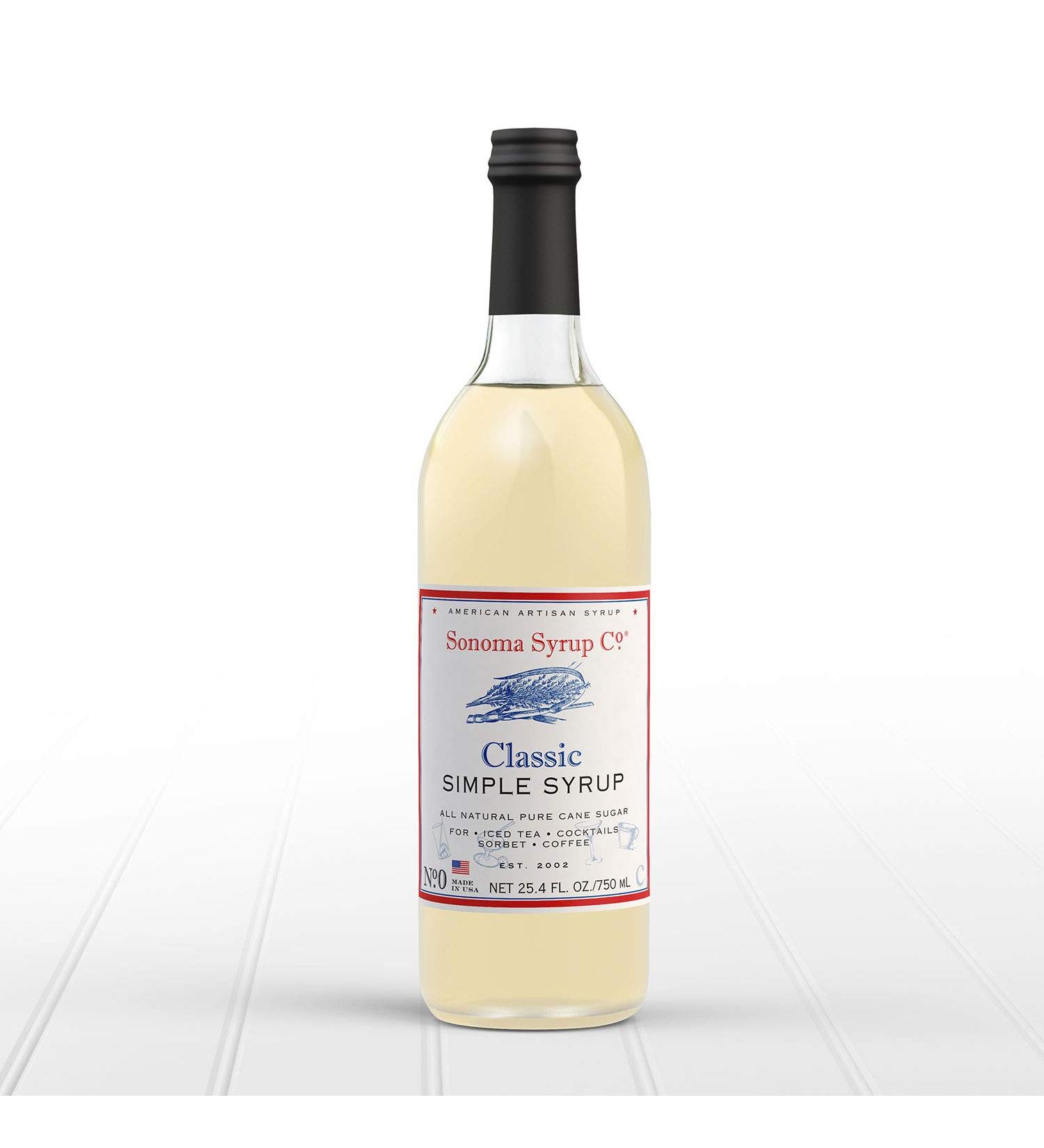 Sonoma Syrup Co Classic Simple Syrup, 25.4 Fl Oz