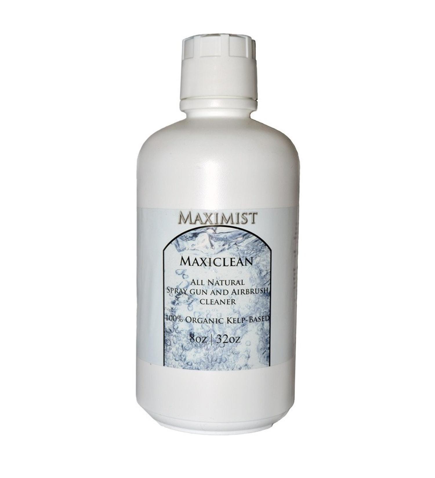 MaxiMist MaxiClean Organic and Natural Airbrush Spray Tanning Spray Gun and Equipment Cleaner 64 oz (2x32oz)