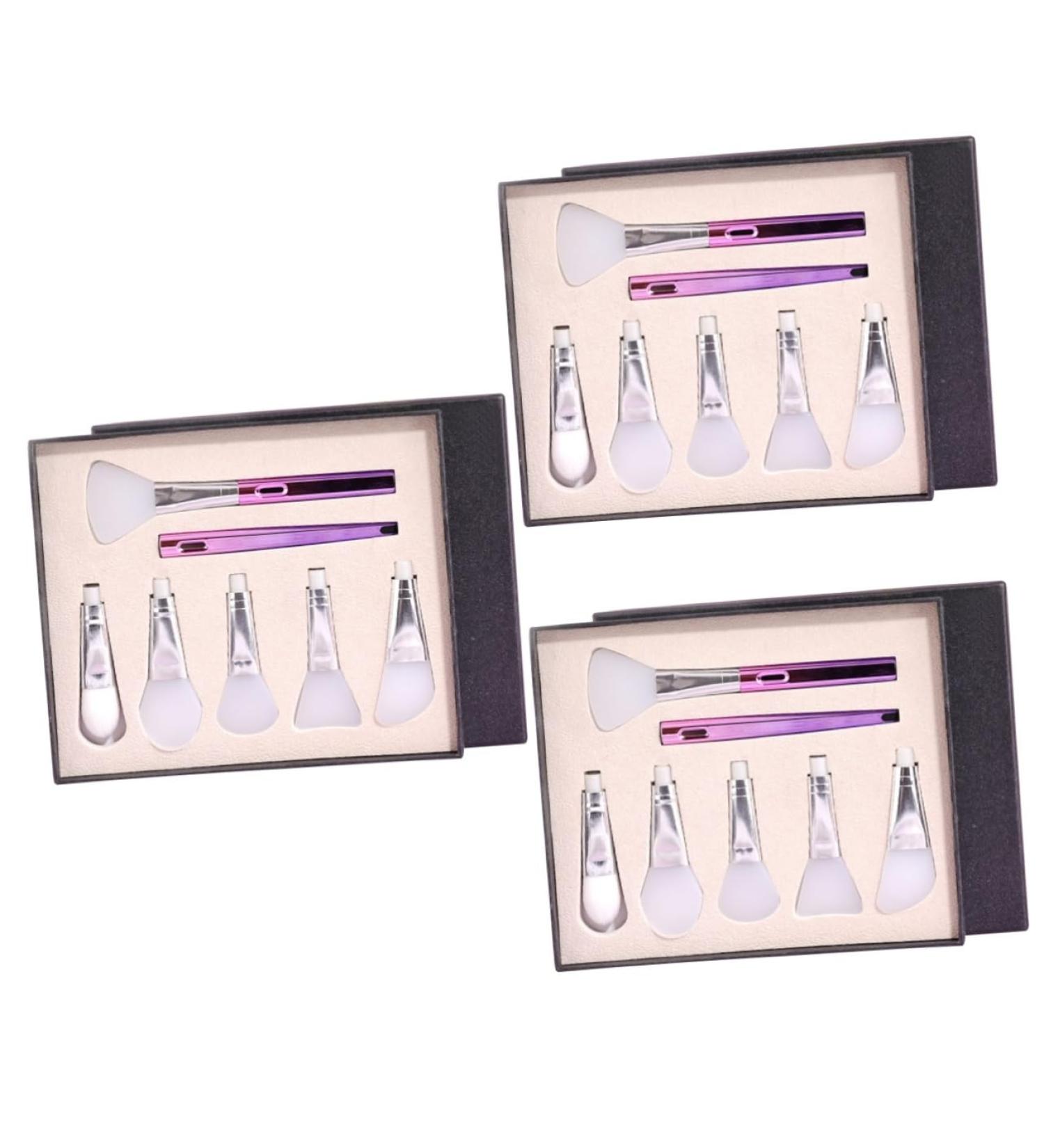 FRCOLOR Sleepmask 3 Sets Brush Set Sleeping Spoon Spatula Applicator Brush Silicone Makeup Brush Cream Makeup Brush Makeup Products Silicone Facial Silica Gel Tool Silicone Brush - Buy Online on GoSupps.com