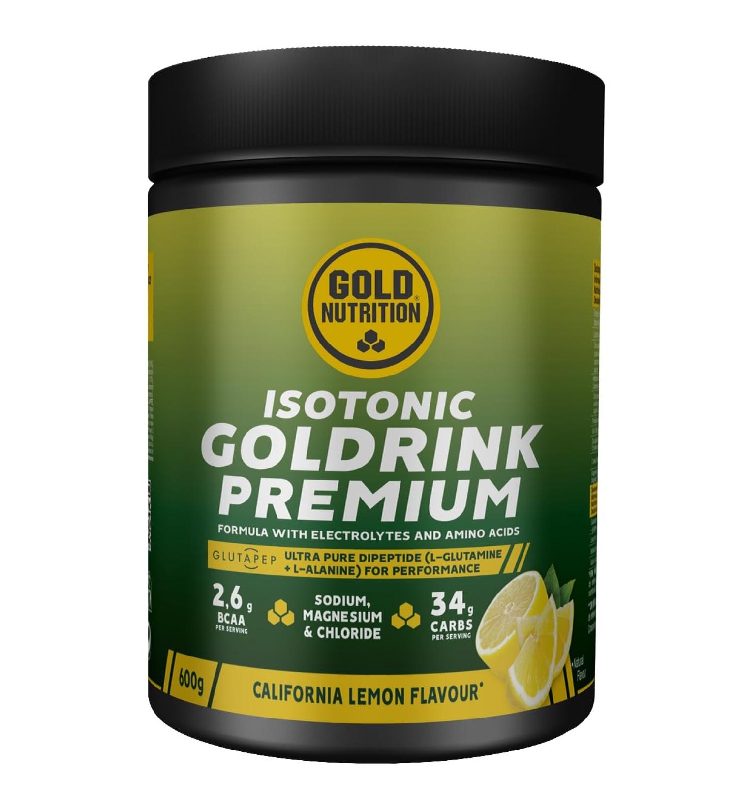  GoldNutrition Goldnutrition Gold Drink Premium 600 g Saveur Citron - Buy Online on GoSupps.com
