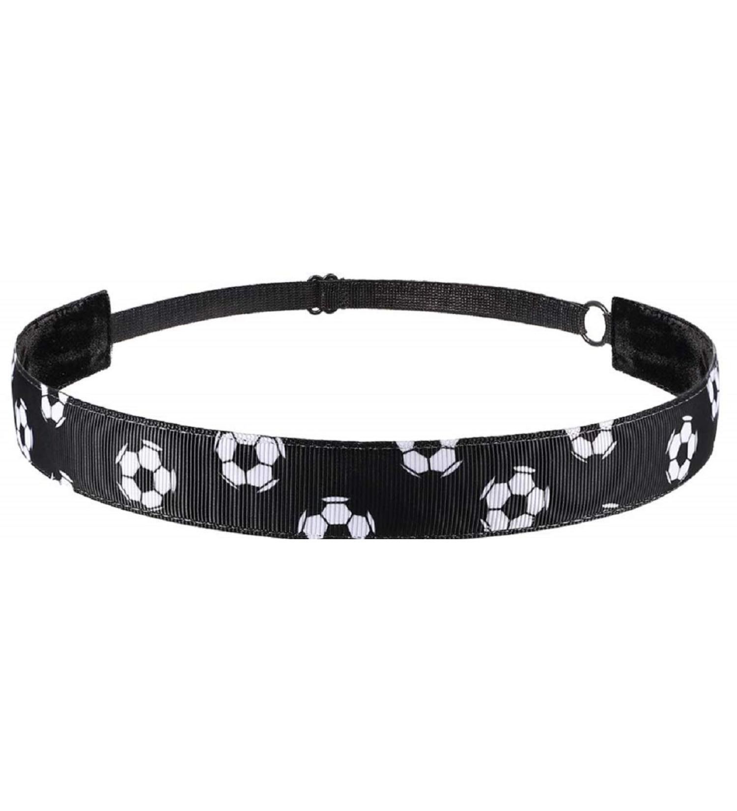 Sleeve Scrunchies Soccer headband girls no slip black adjustable  girls soccer gift. Girls Soccer team gift