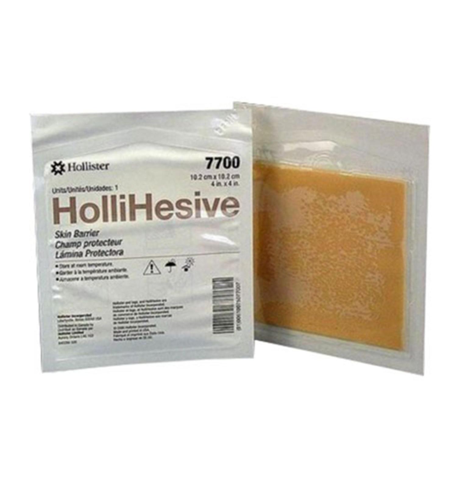 Hollihesive Trim to Fit Skin Barrier Wafer Adhesive Without Tape No Flange 5 per Box 7700