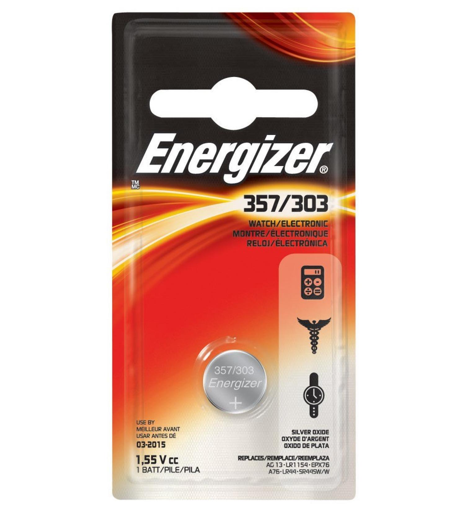 Energizer 357BPZ 357/303 Watch & Calculator Battery
