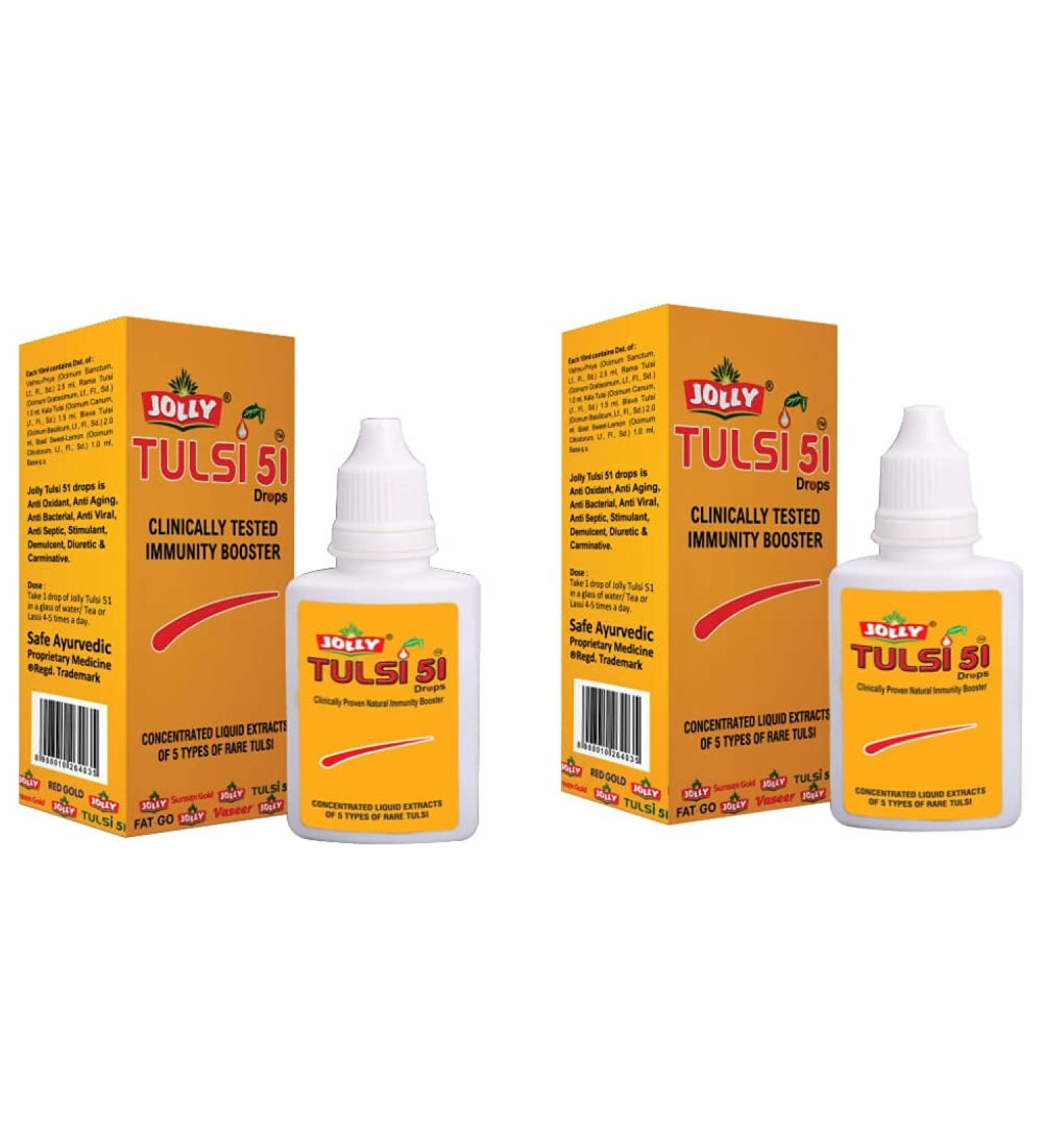 Jolly Tulsi 51 drops 18 ml 3 pieces