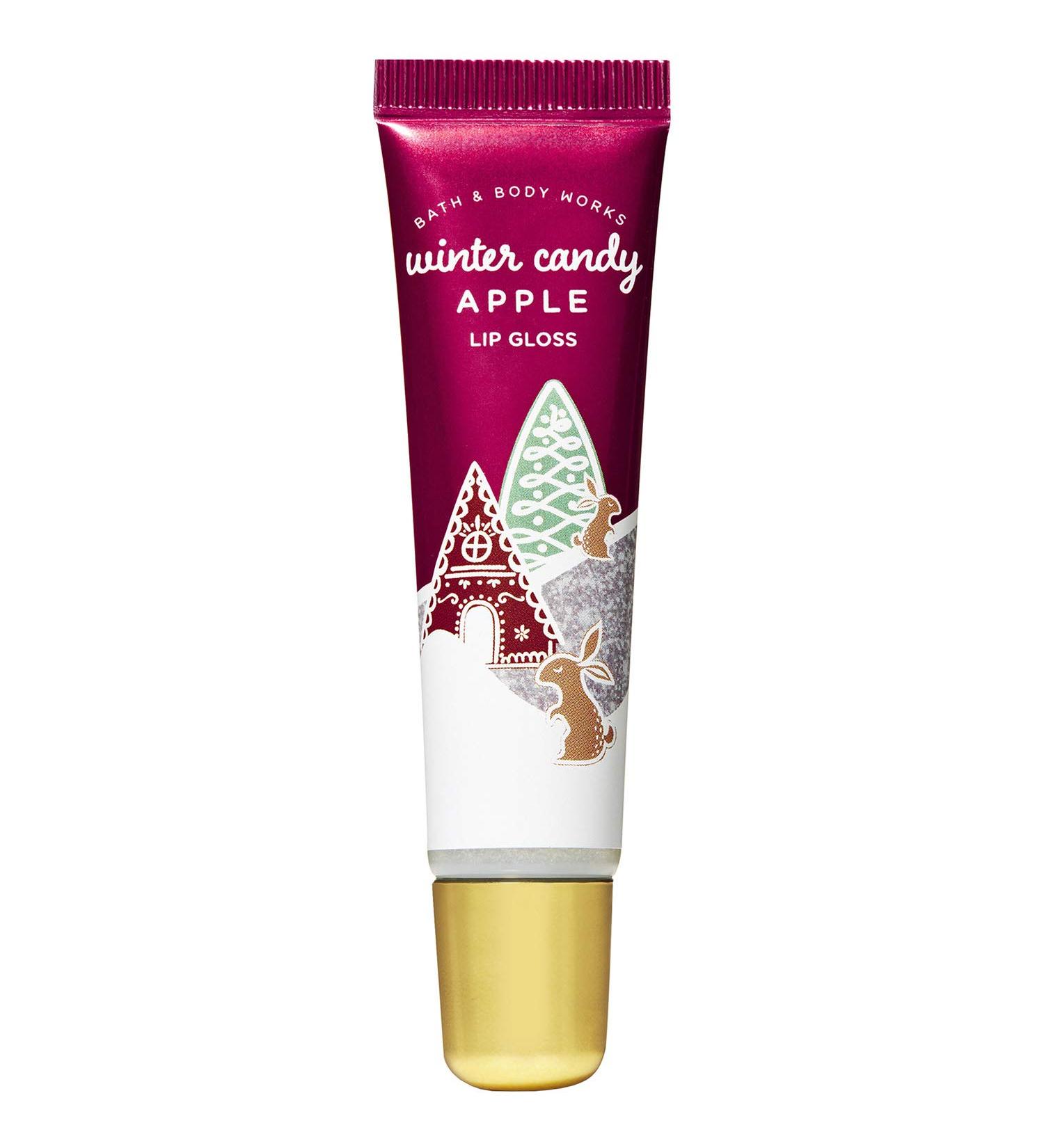 Bath and Body Works WINTER CANDY APPLE Lip Gloss 0.47 Fluid Ounce (2019 Edition)