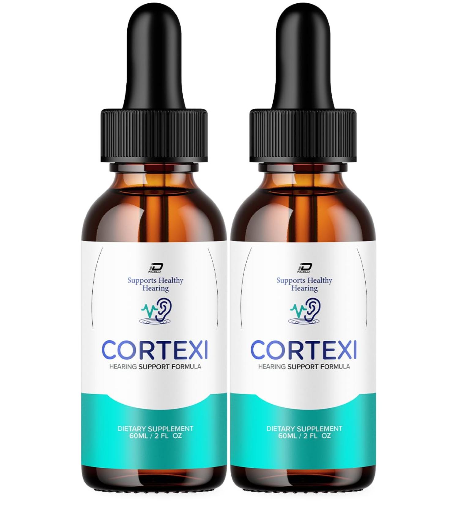 Indelo Cortexi Tinnitus Ear Drops - Cortexi 24 Cortexi Liquid Drops Cortexi Reviews Cortexi Drops for Ear Relief (2 Pack - 120 ML) - Buy Online on GoSupps.com