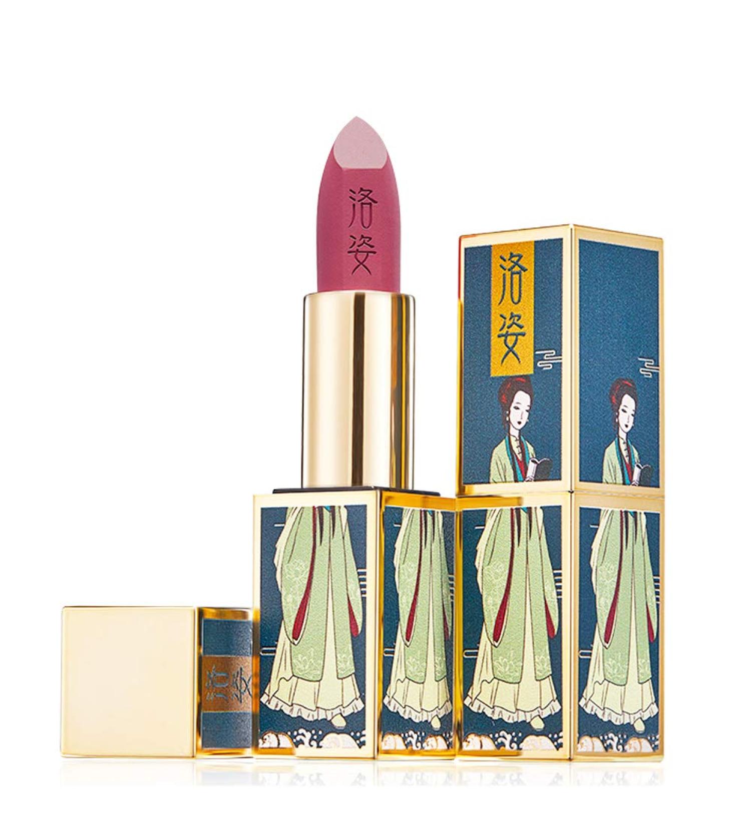 LUOZI Matte Lipstick Waterproof Long Lasting 24Hr Moisturizing Nourishing Brick Red Lipstick - Ideal for Mature Women (510 Brick Red) - Buy Online on GoSupps.com