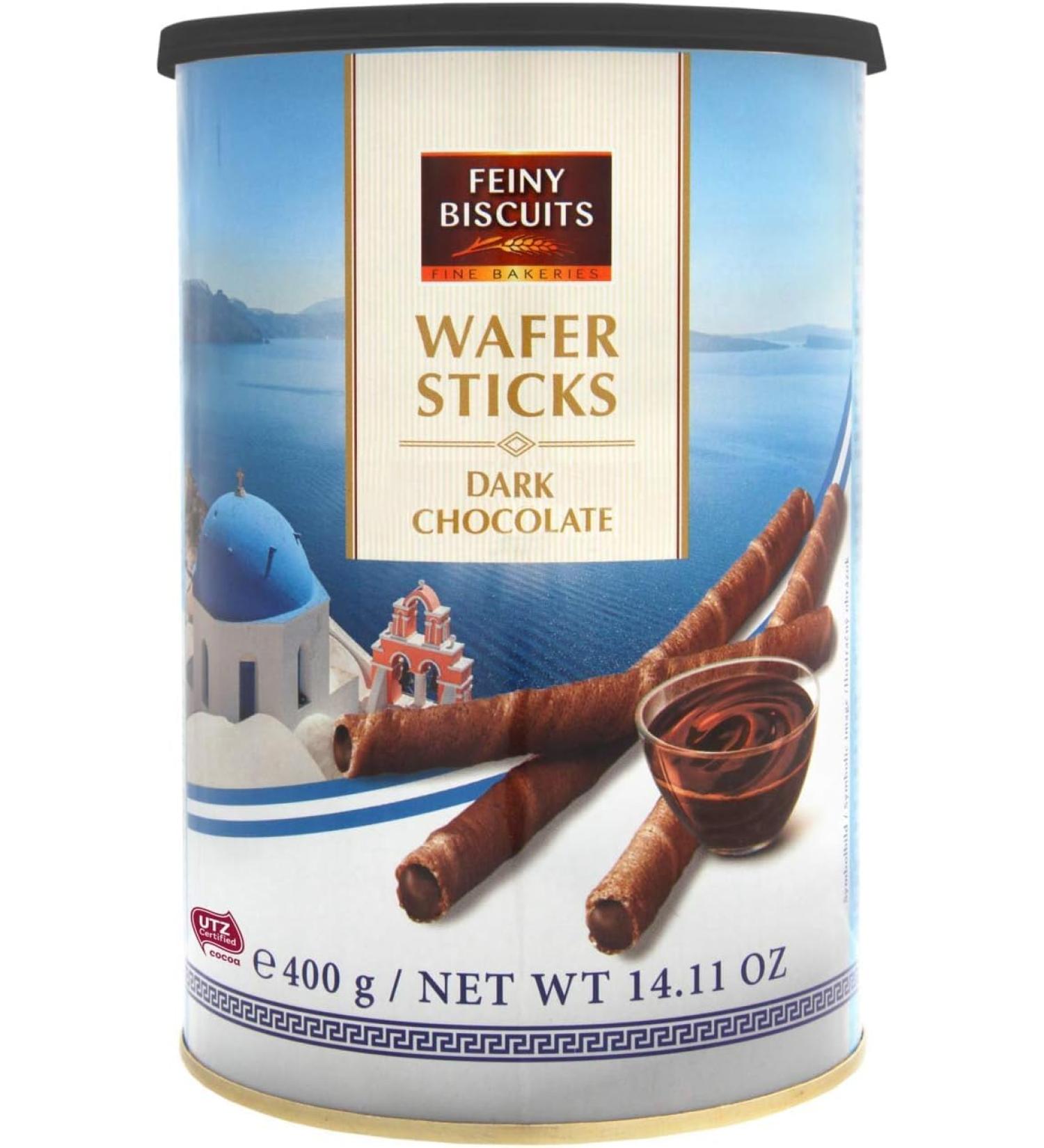 Feiny Biscuits Wafer rolls with dark chocolate cream 400g - Buy Online on GoSupps.com