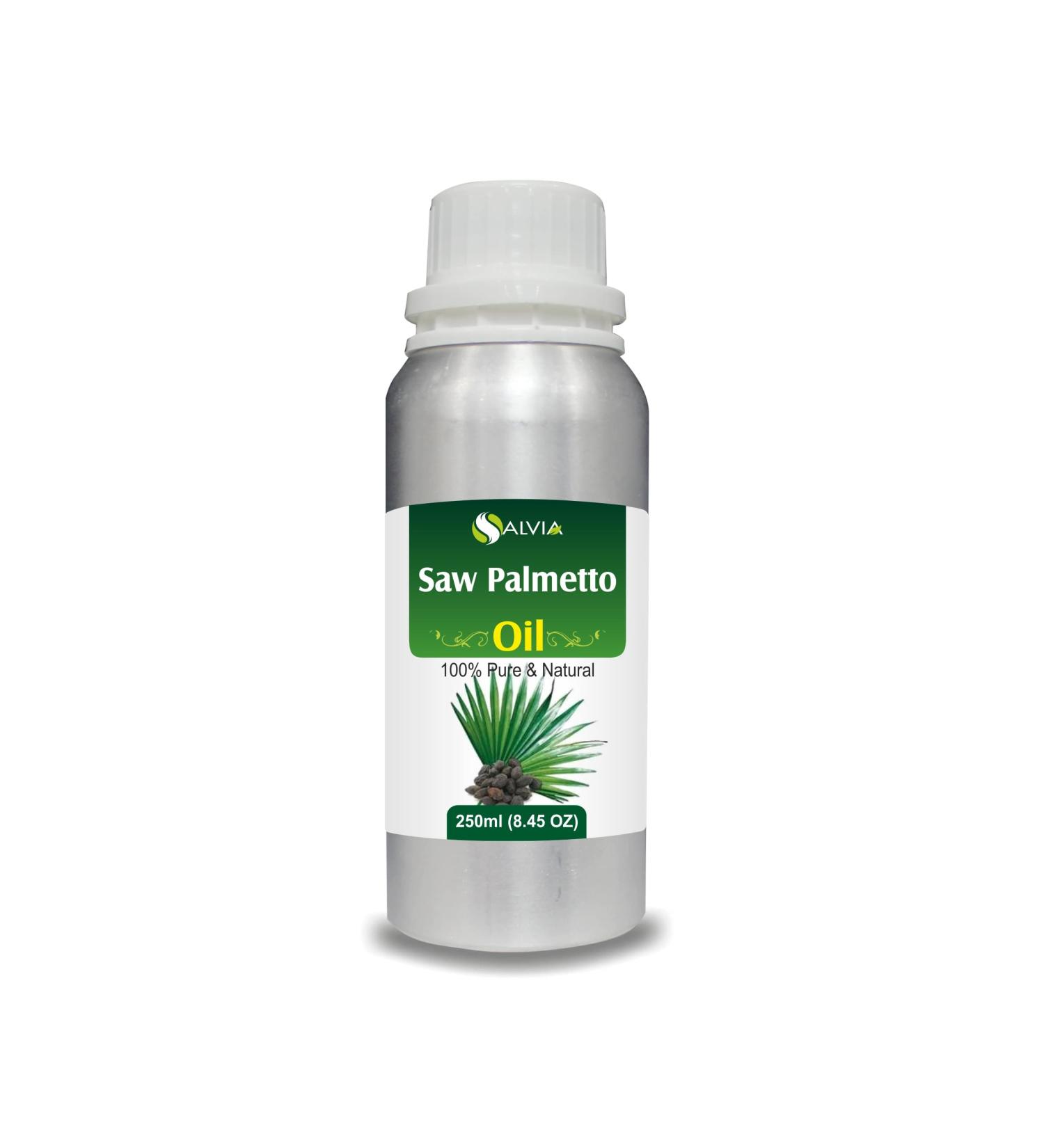 Saw Palmetto Oil - Pure Cold-Pressed Oil for Skin & Hair Care | 250 ml (8.45 Fl Oz) - Ideal for Creams Lotions & Shampoos - Buy Online on GoSupps.com