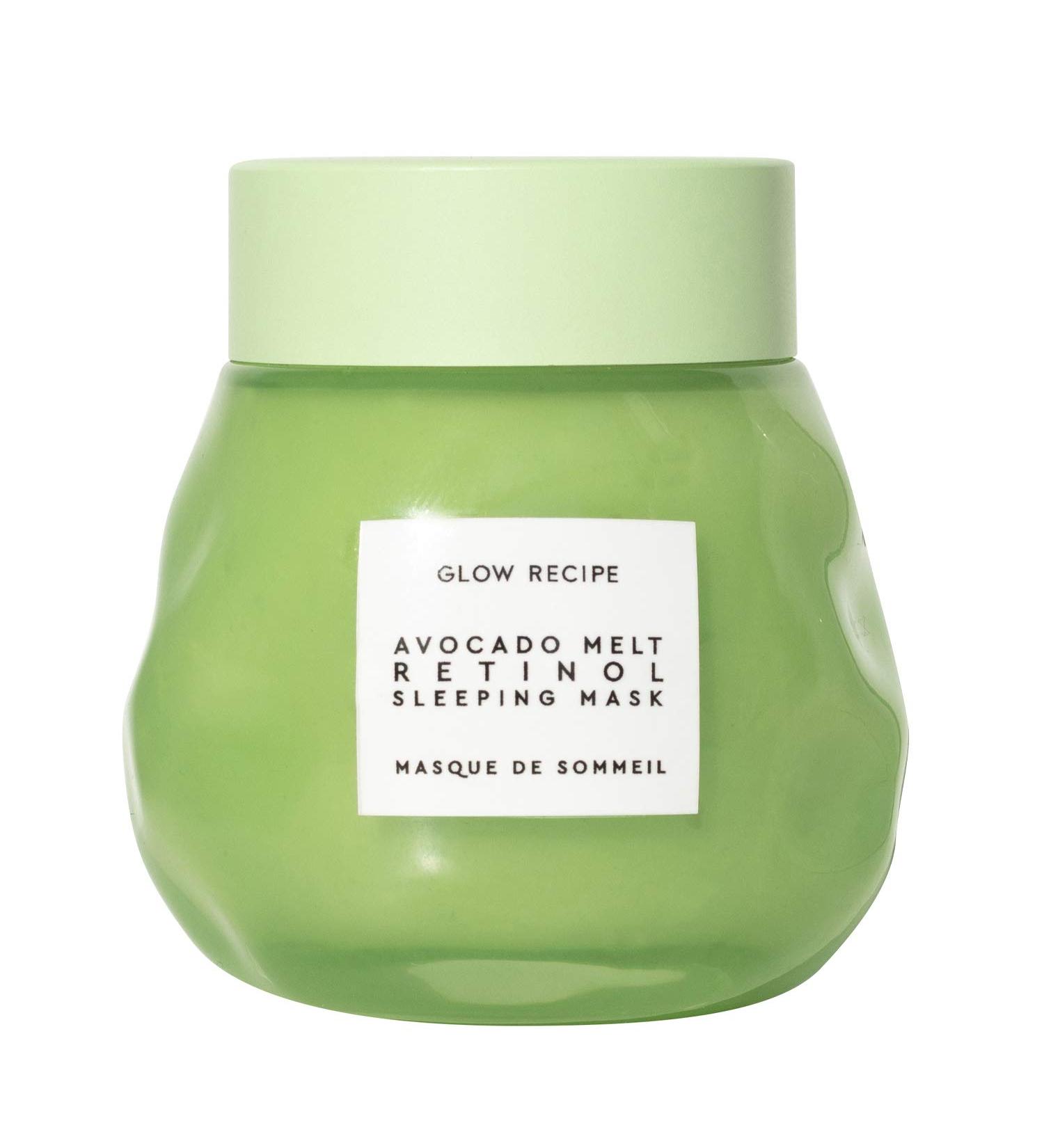 Glow Recipe Avocado Melt Overnight Face Mask - Soothing & Rejuvenating with Manuka Honey & Kaolin Clay - For Dewy Glowing Skin - 80ml - Buy Online on GoSupps.com