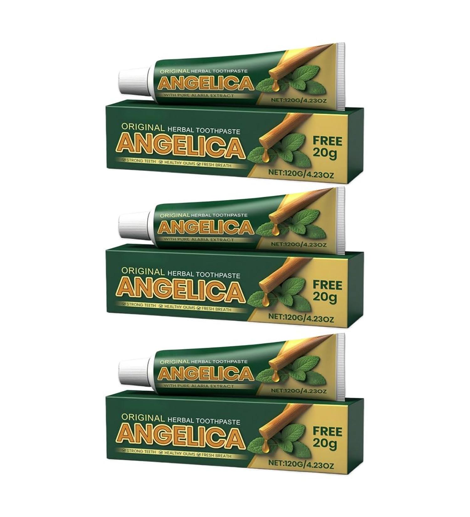 Herbal Fresh Toothpaste - Gentle Formula for Daily Teeth Cleaning Teeth Brightening & Long-Lasting Fresh Breath(3PCS) - Buy Online on GoSupps.com