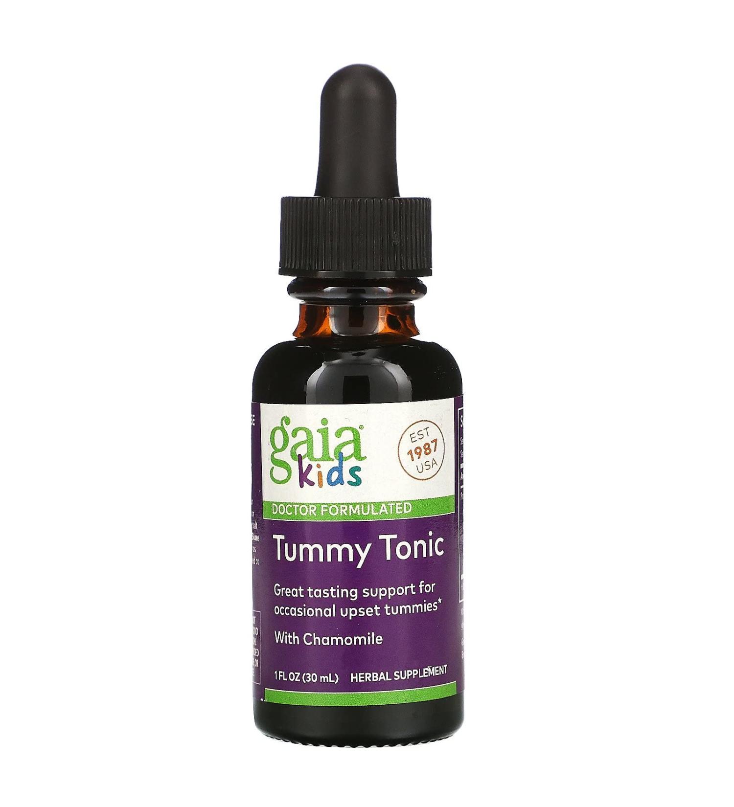 Gaia Herbs Kids Tummy Tonic with Chamomile 1 fl oz (30 ml)