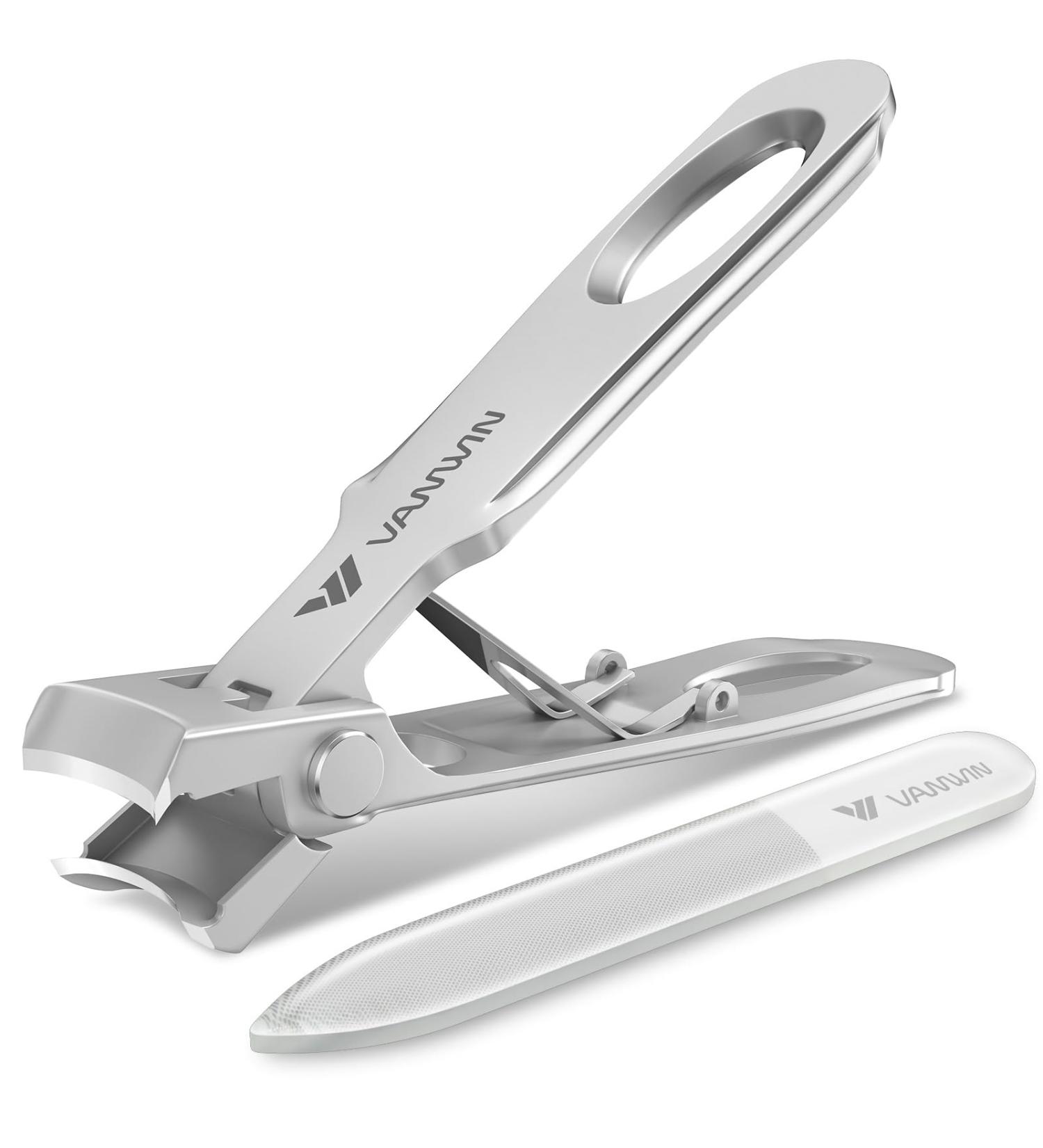 Vanner Nail Clippers for Thick Nails Large Stainless Steel Toenail Clippers for Seniors Men & Women with 15mm Cheeks & Fishing Device - Buy Online on GoSupps.com