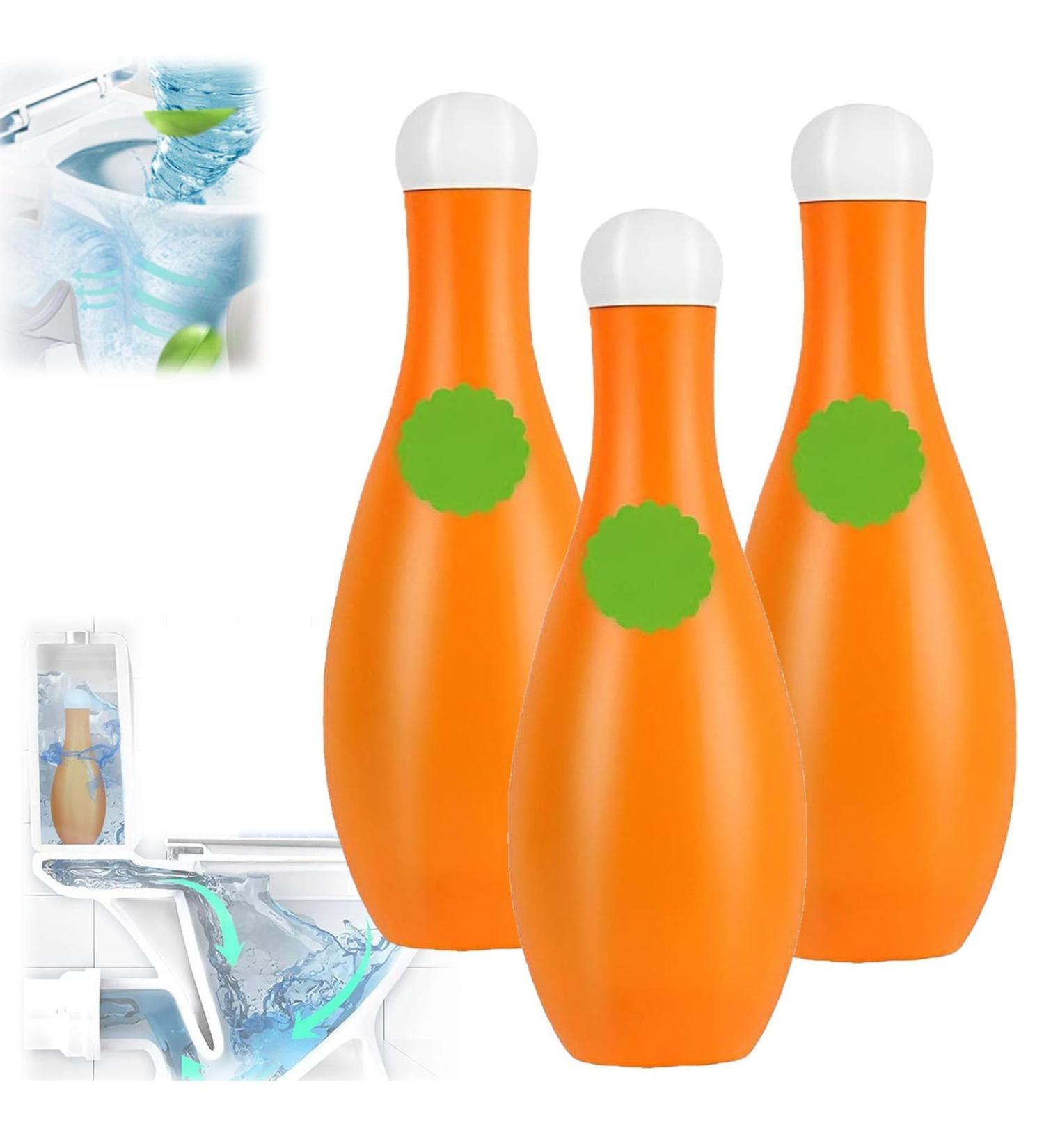 Bowling Blue Bubble Toilet Bowl Cleaner - Automatic Long-Lasting Toilet Bowl Cleaner in Bottle Toilet Cistern Fresheners Toilet Cleaner for Cistern Prevents Limescale 3Pcs - Buy Online on GoSupps.com