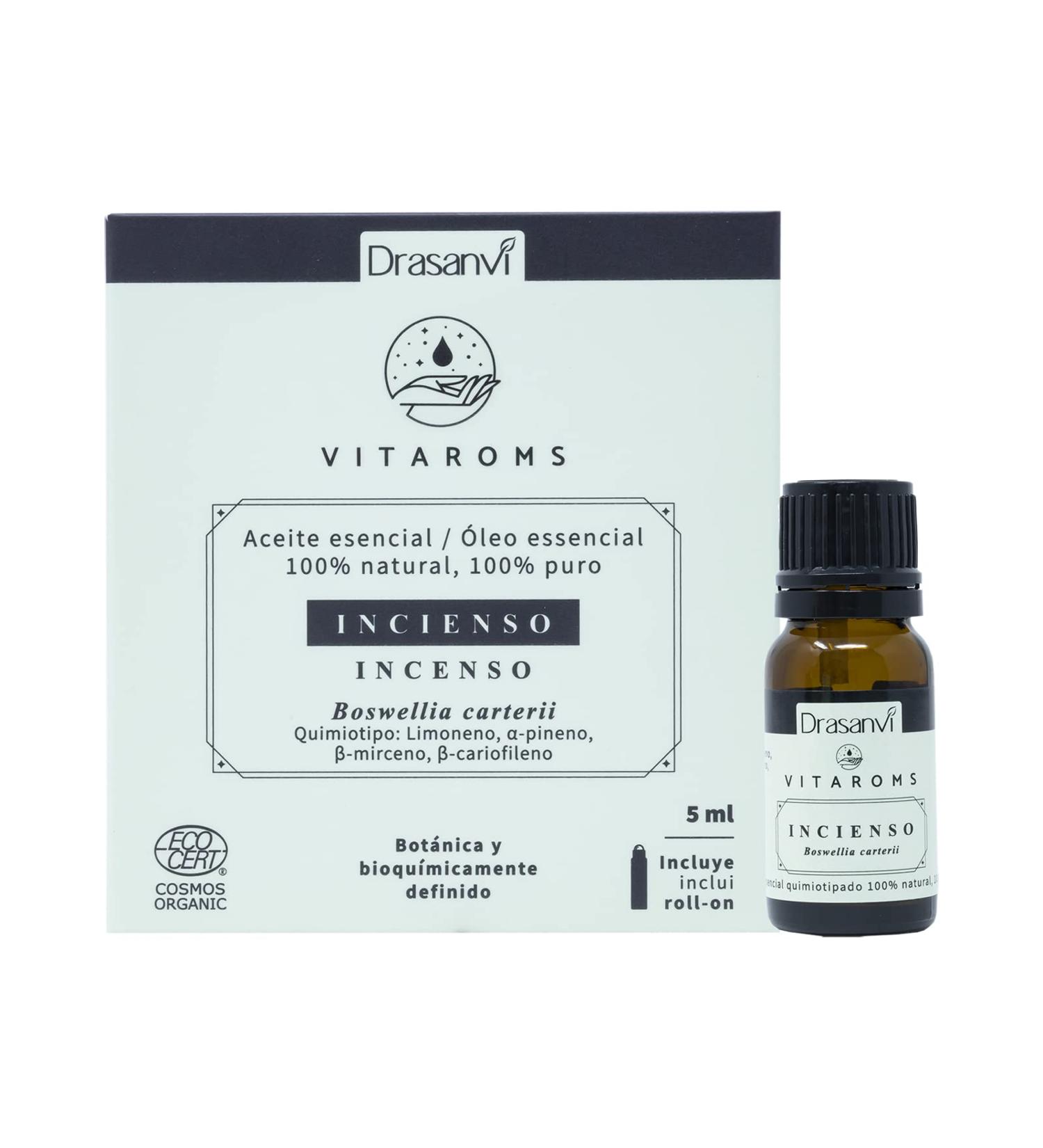Vitaroms Essential Oil 100% Organic & Pure - Ecocert Certified Vegan Incense - 5ml - Buy Online on GoSupps.com