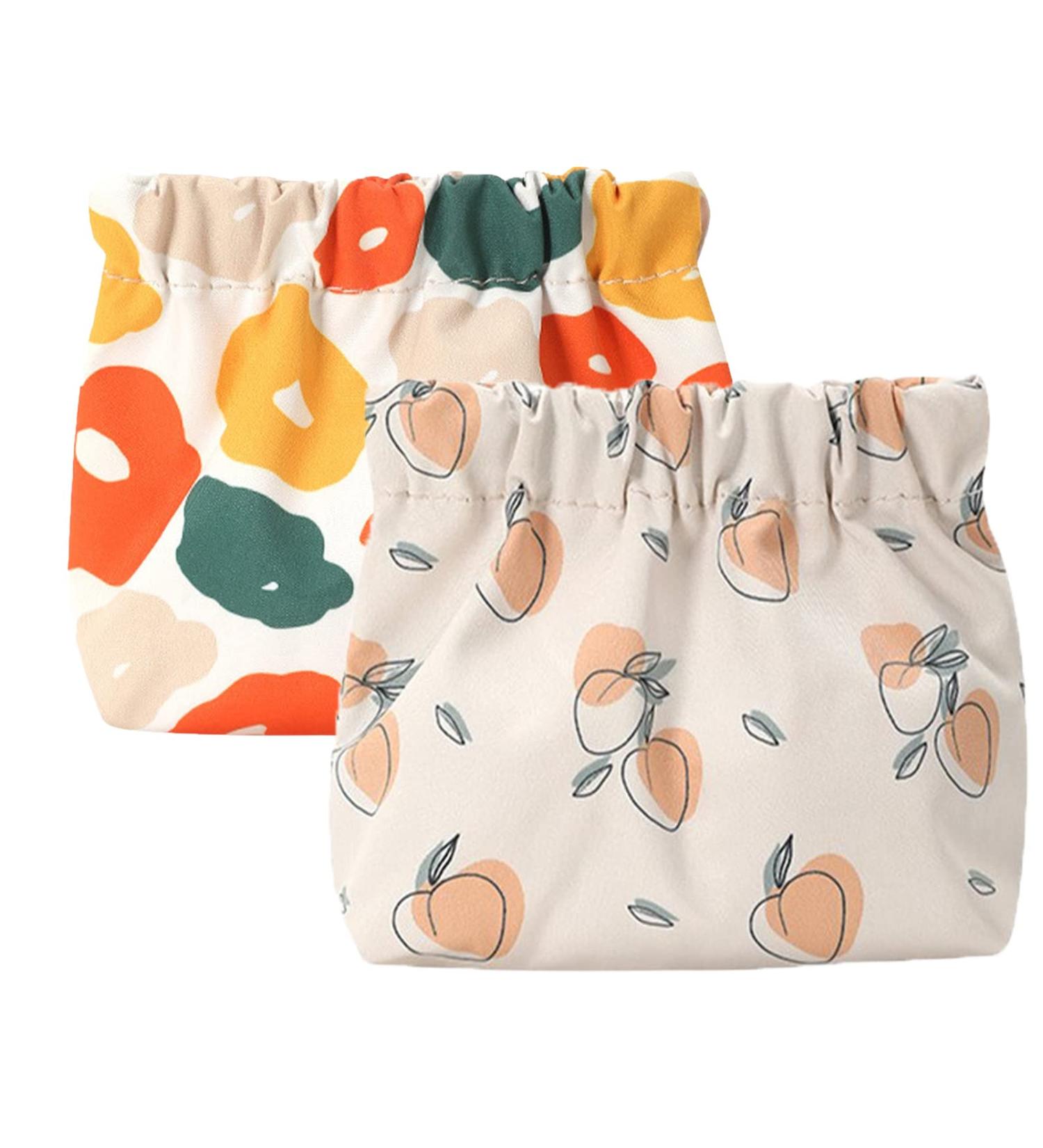 Gastoner Shrapnel Print Mini Lipstick Bag - Squeeze Top Makeup Pouch for Lipstick, Earphone, Jewelry - Buy Online on GoSupps.com