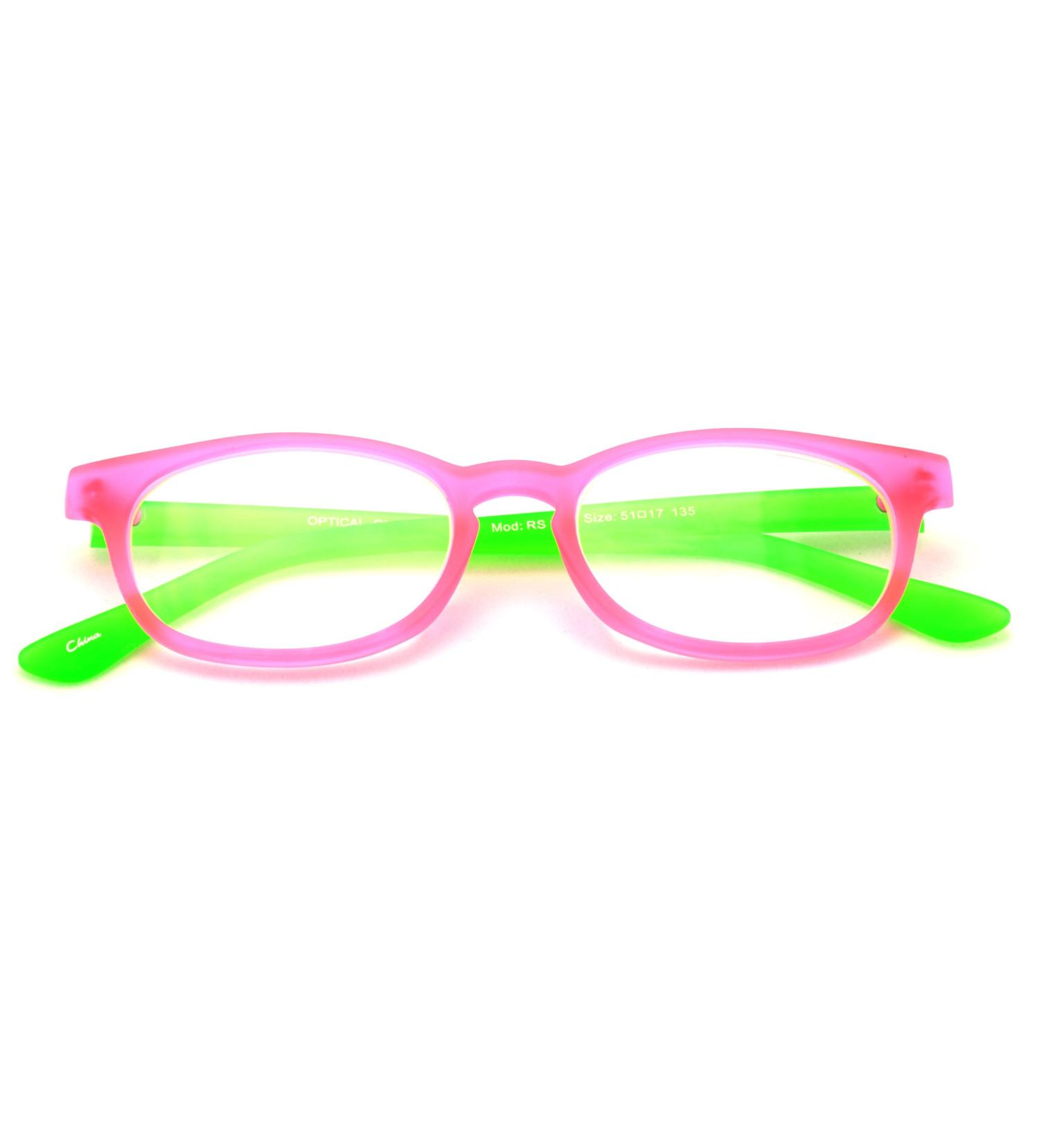 Shop V.W.E. Fun Neon Color Spherical Frame Readers - Matte Translucent Rubberized Finish - Pink/Green 1.25 - Stylish & Comfortable Reading Glasses for All - Buy Online on GoSupps.com