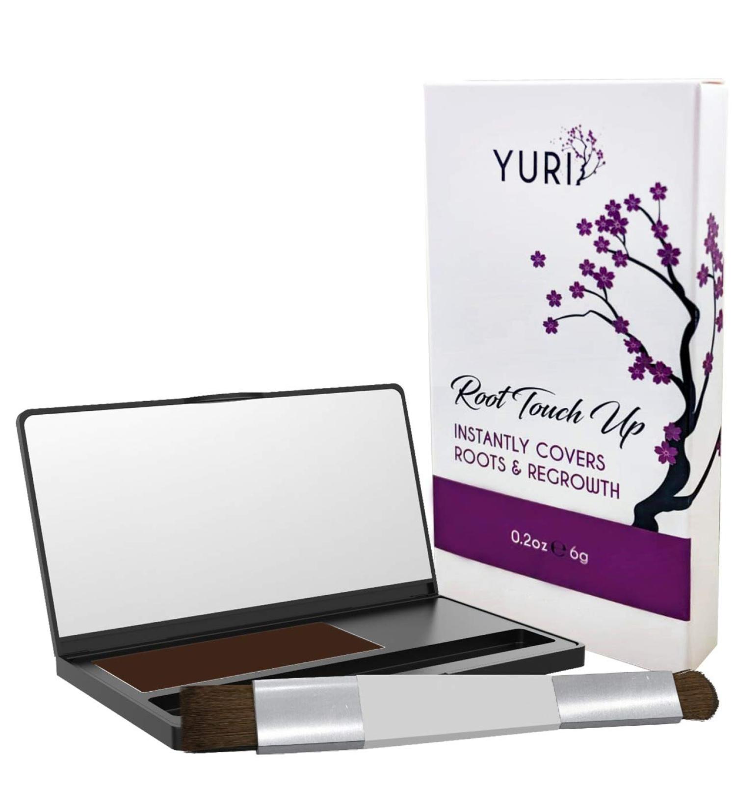 Premium Root Touch Up - Temporary Root Concealer for Grays - Brown - Lasts Until You Shampoo - Buy Online on GoSupps.com