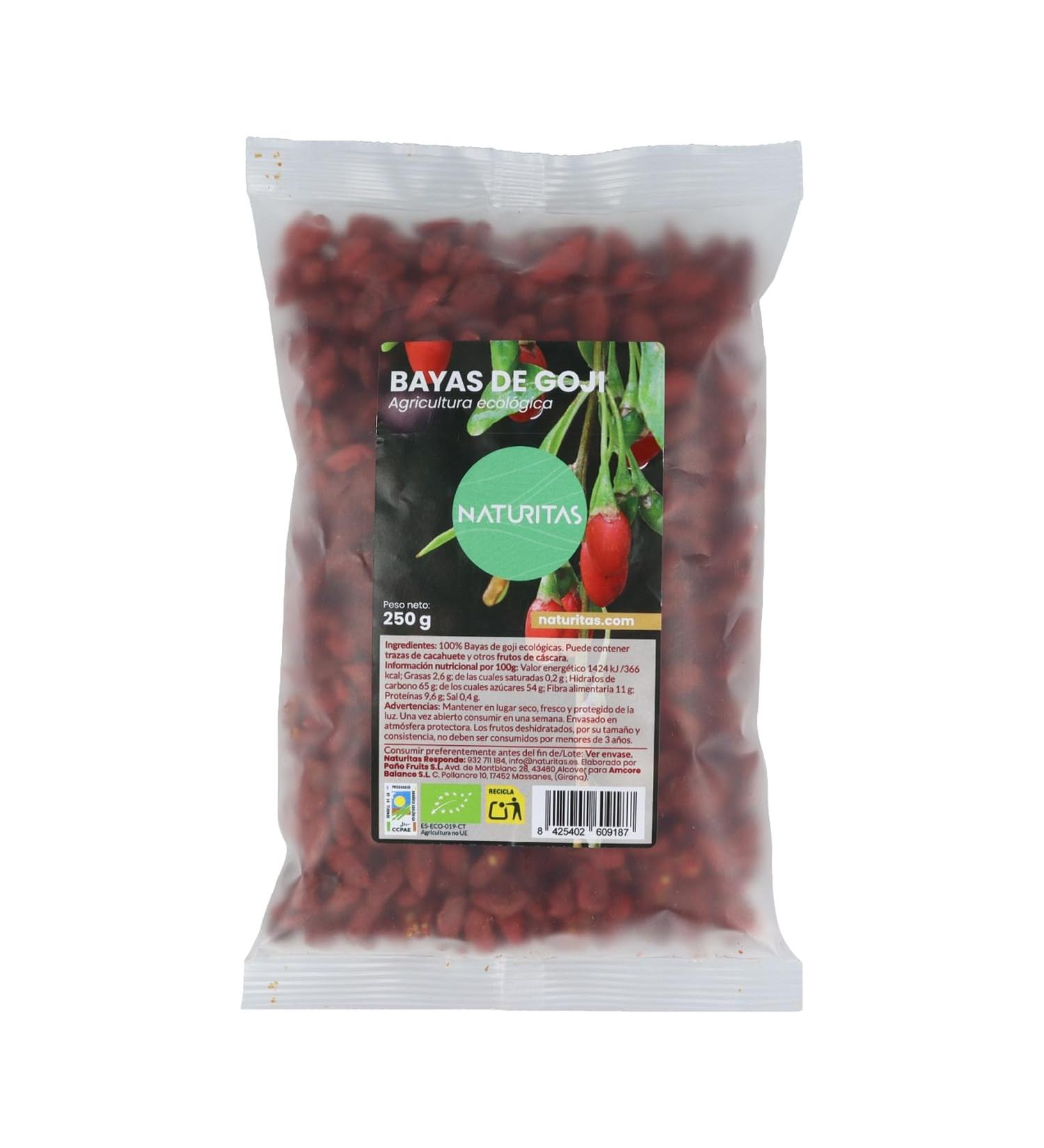 Organic goji berries 250g