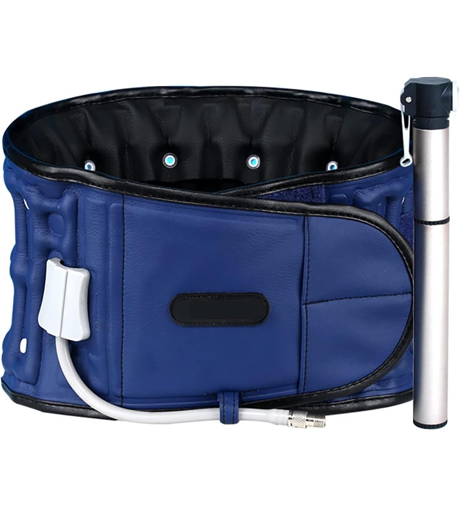 FoRes Breathable Lumbar Support Brace - Inflatable Waist Protector for Lower Back Pain Relief | C Arc Traction Design - Buy Online on GoSupps.com