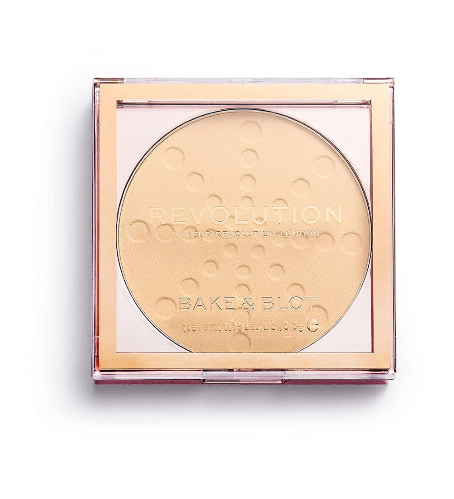 Makeup Revolution Bake & Blot Banana Powder - Mattifying & Setting Powder - Buy Online on GoSupps.com