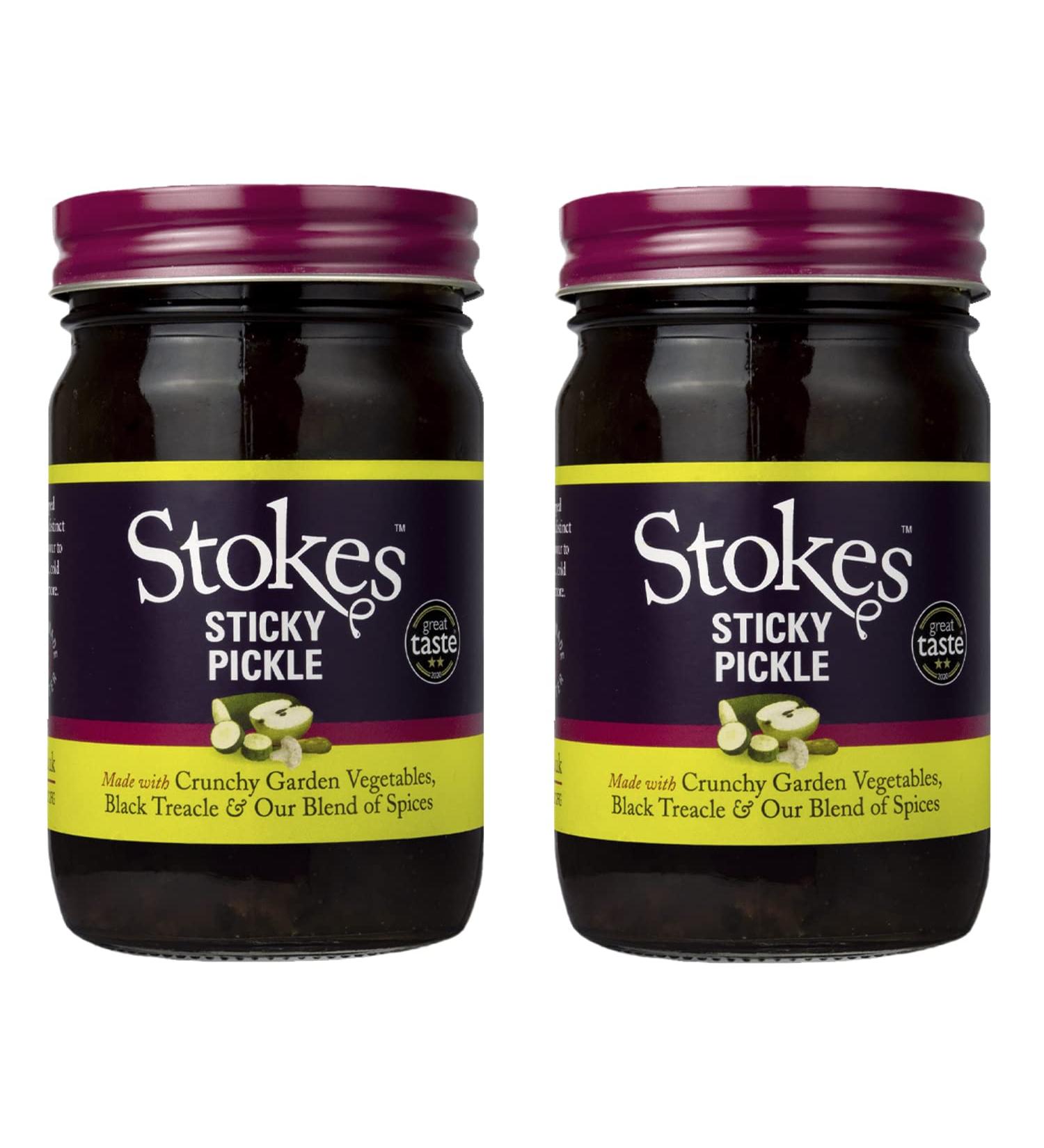 Stokes Sticky Pickle Jar 430g - Pack of 2