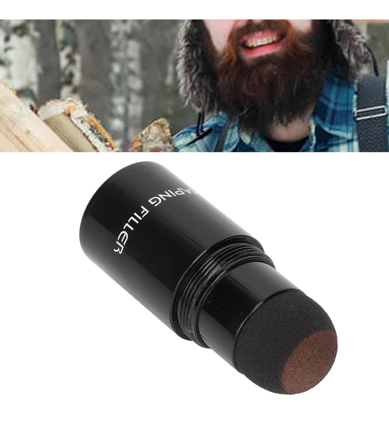 Thick Hair Powder & Beard Makeup | Dark Brown Hair Building Fibers for Men | Hairline & Beard Loss Solutions - Buy Online on GoSupps.com