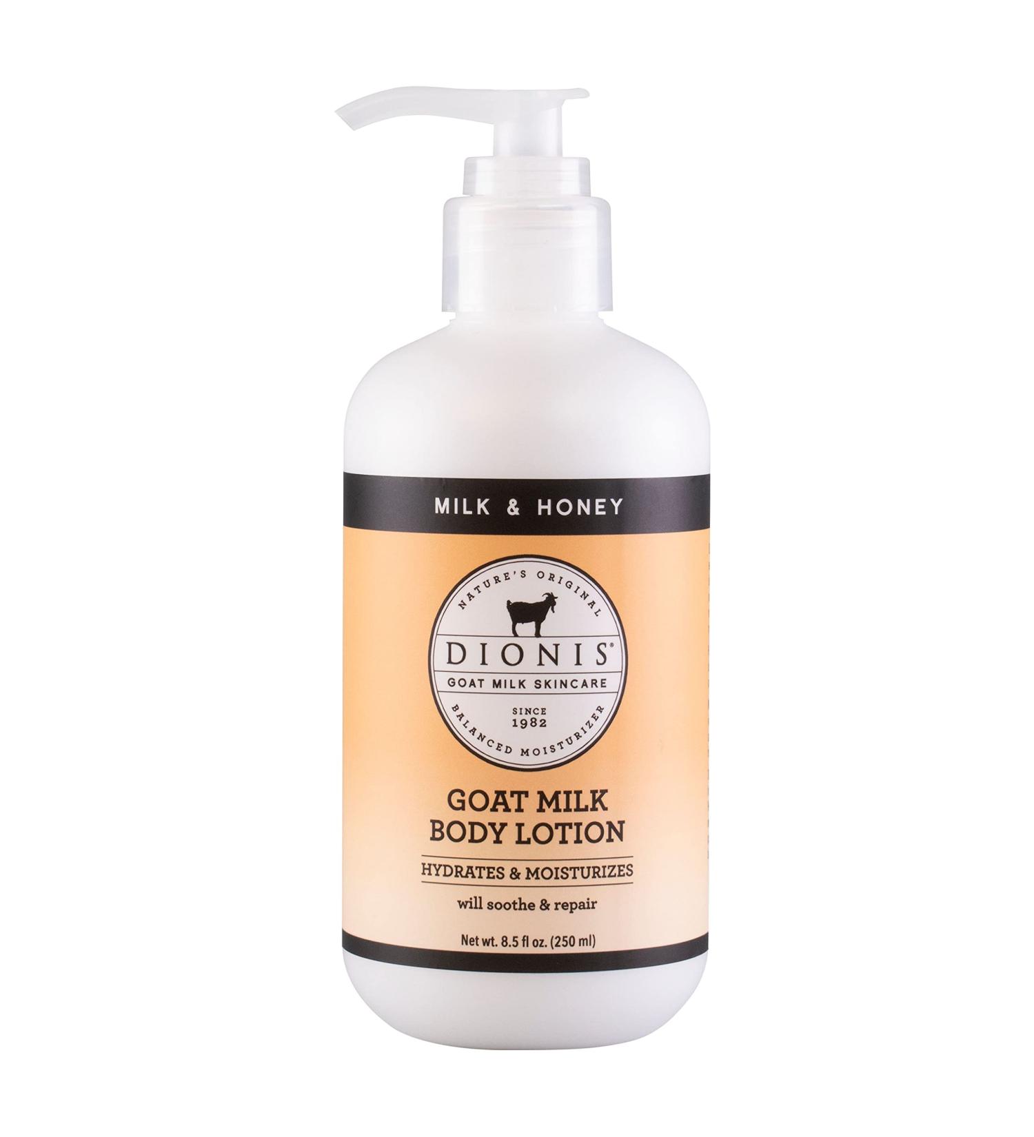 Dionis Milk & Honey Scented Body Lotion | Hydrating & Moisturizing | Made in USA | Cruelty-Free & Paraben-Free | 8.5oz Pump Bottle - Buy Online on GoSupps.com