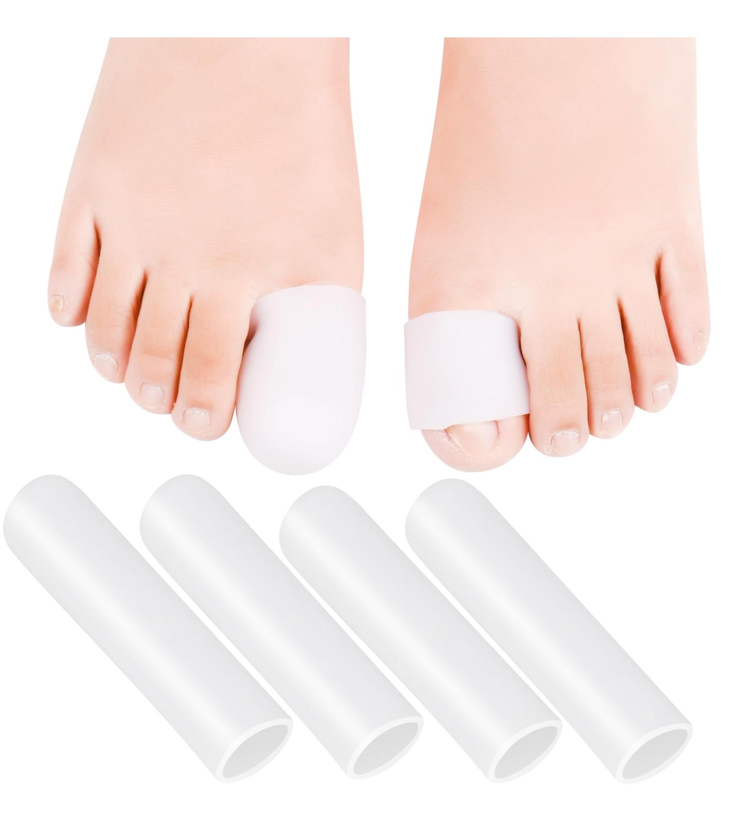 Big Toe Caps & Silicone Toe Sleeves 4 Pack - Blister & Corn Protection for Men & Women - Buy Online on GoSupps.com